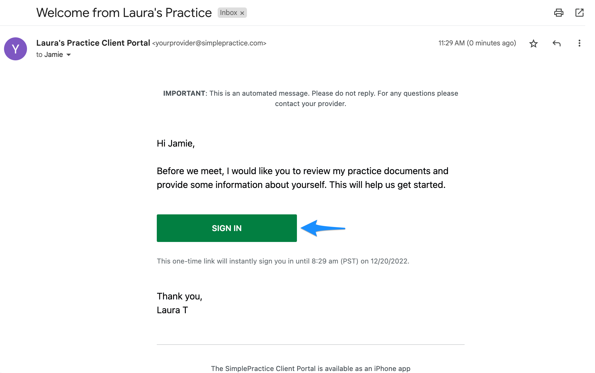 Setting up the Client Portal – SimplePractice Support
