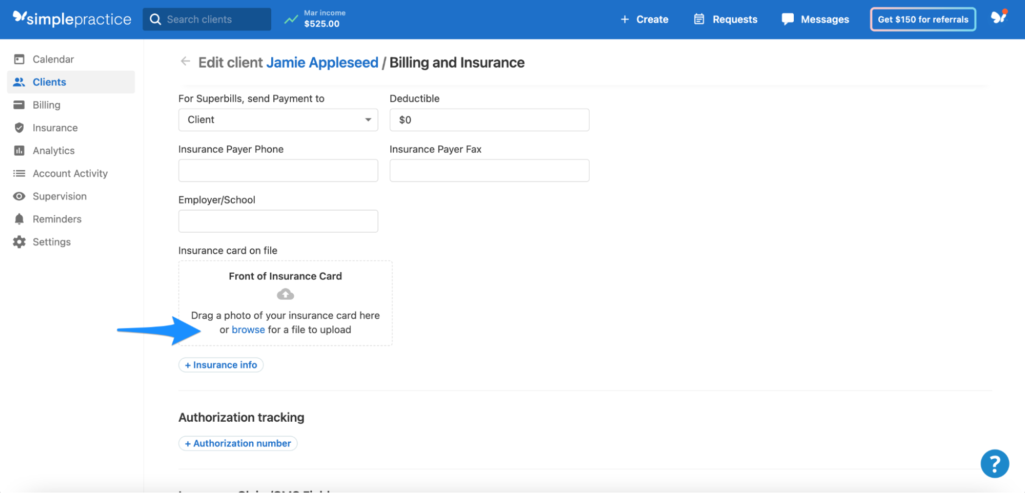 Adding insurance payers and selecting the correct payer ID