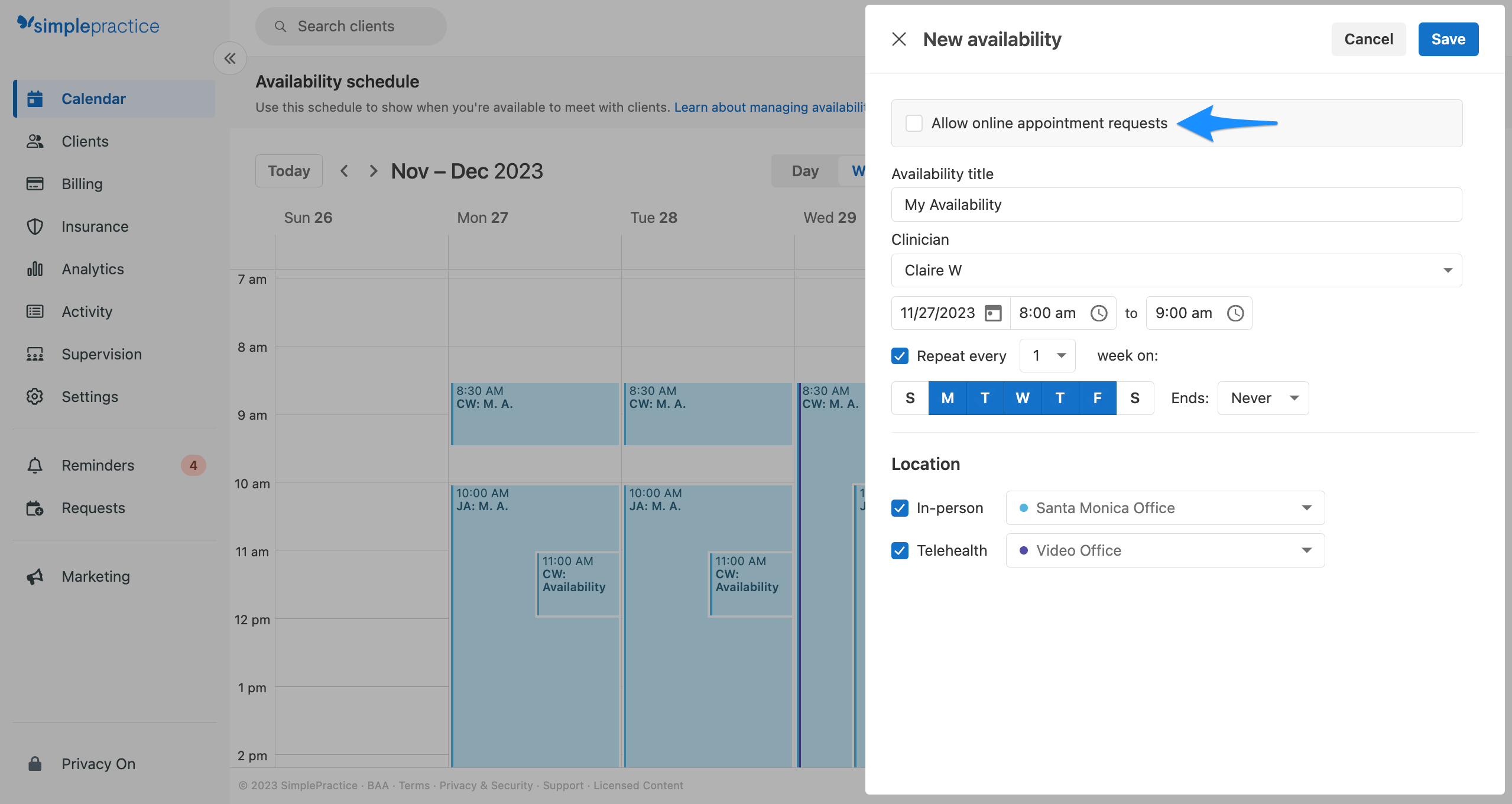 dontallowrequests.simplepractice.availability.png