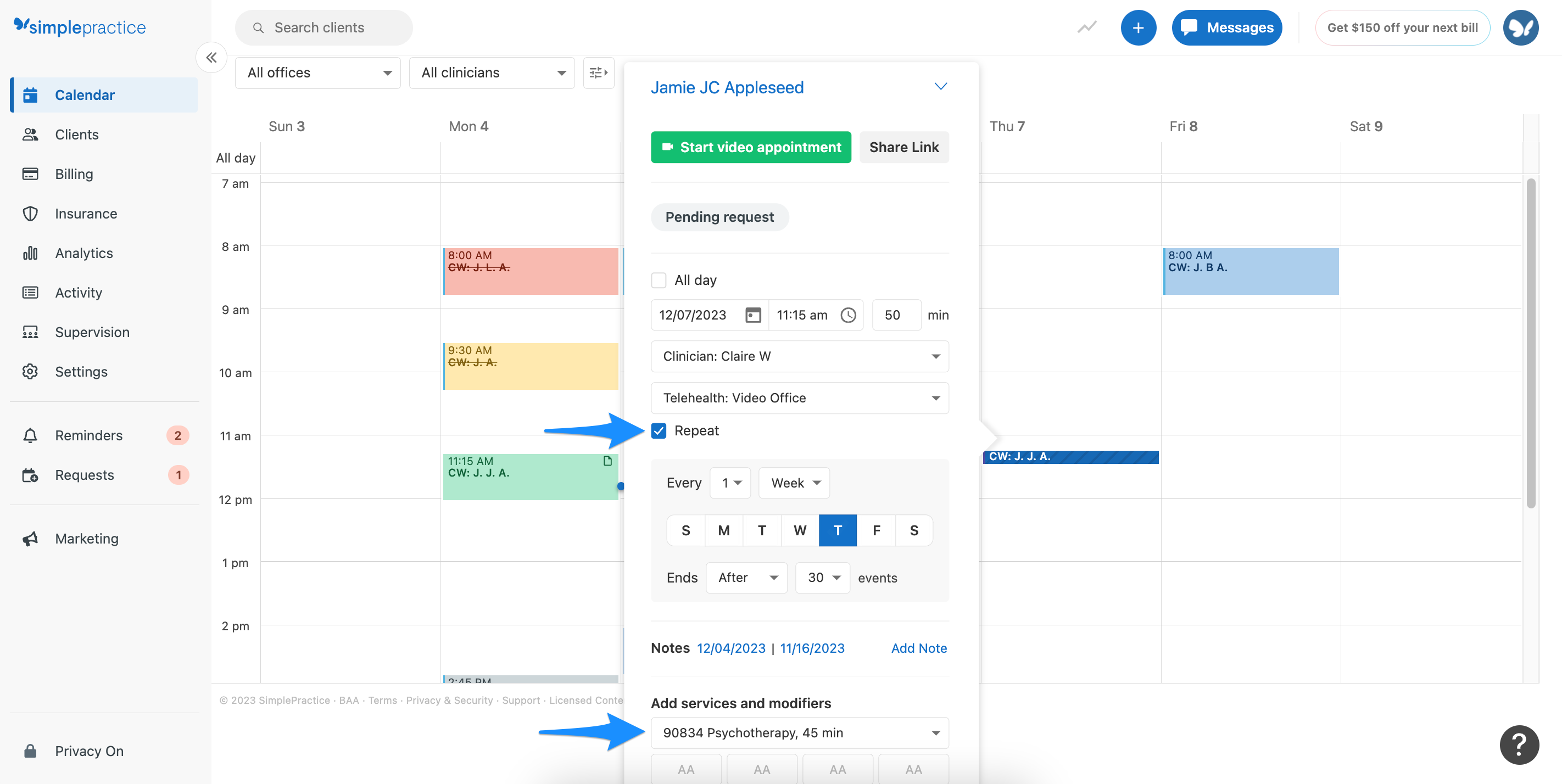 Managing your Availability FAQs – SimplePractice Support