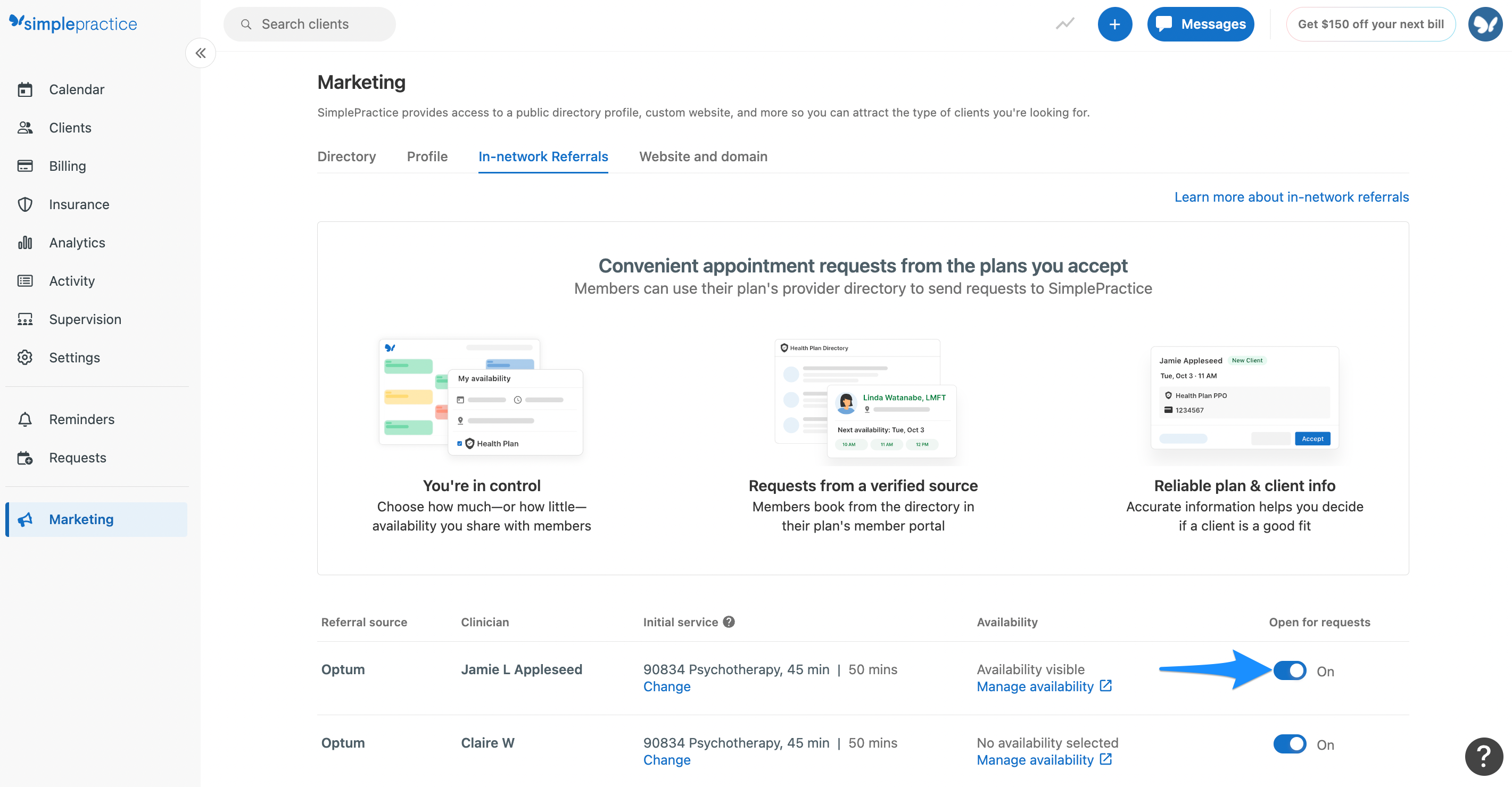 openforrequests.simplepractice.innetworkreferrals.png