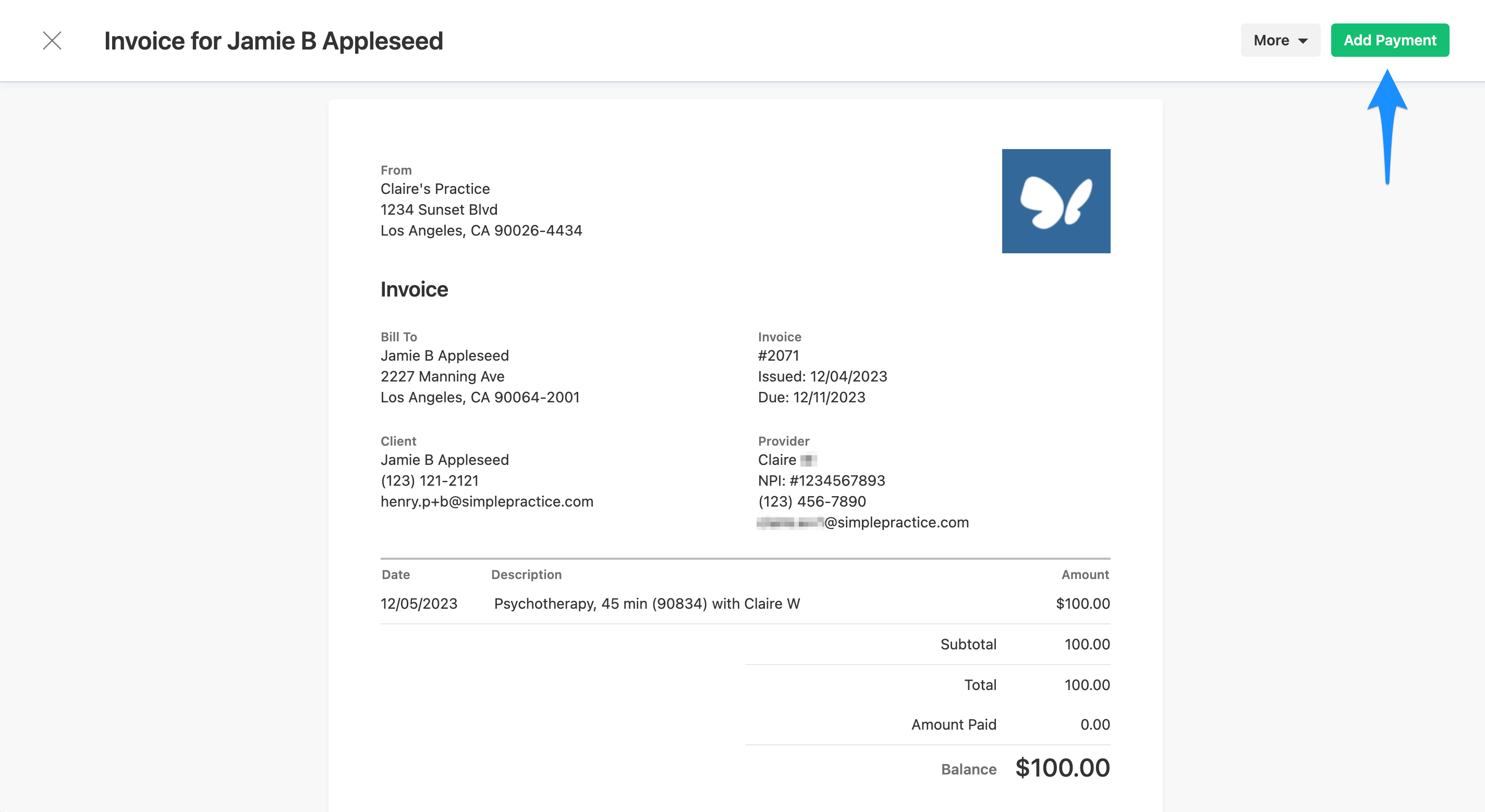 addpaymenttoinvoice.simplepractice.timeofsessionbilling.png