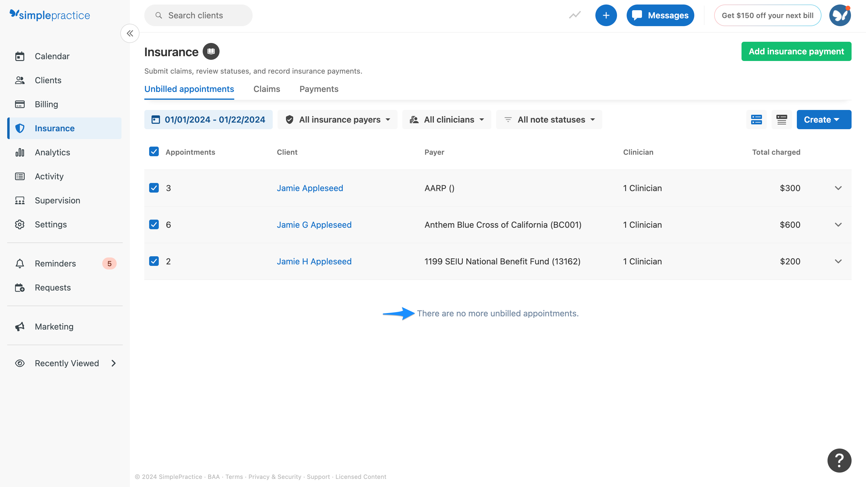 nomoreunbilled.simplepractice.batchclaims.png