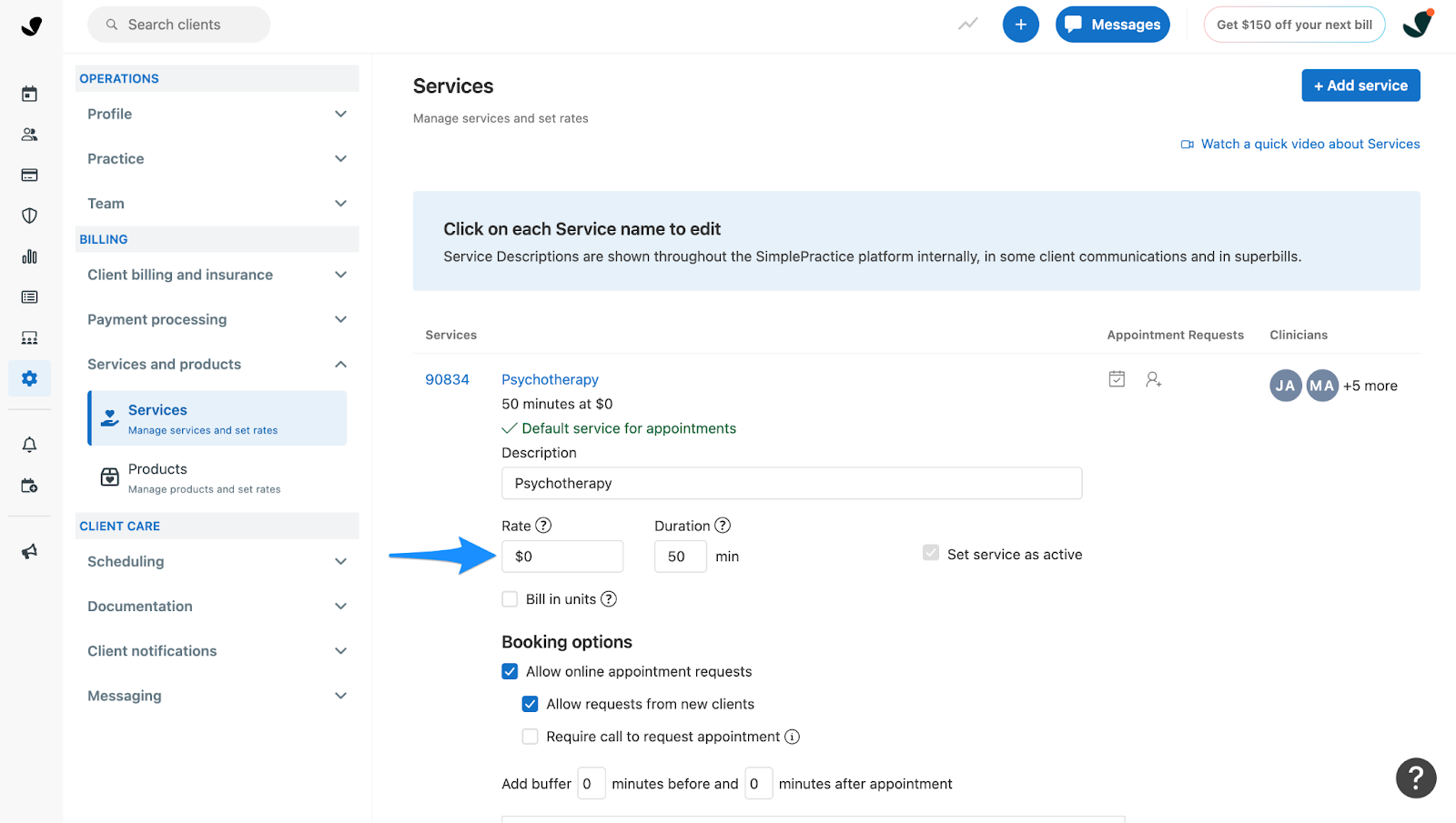 Creating invoices – SimplePractice Support