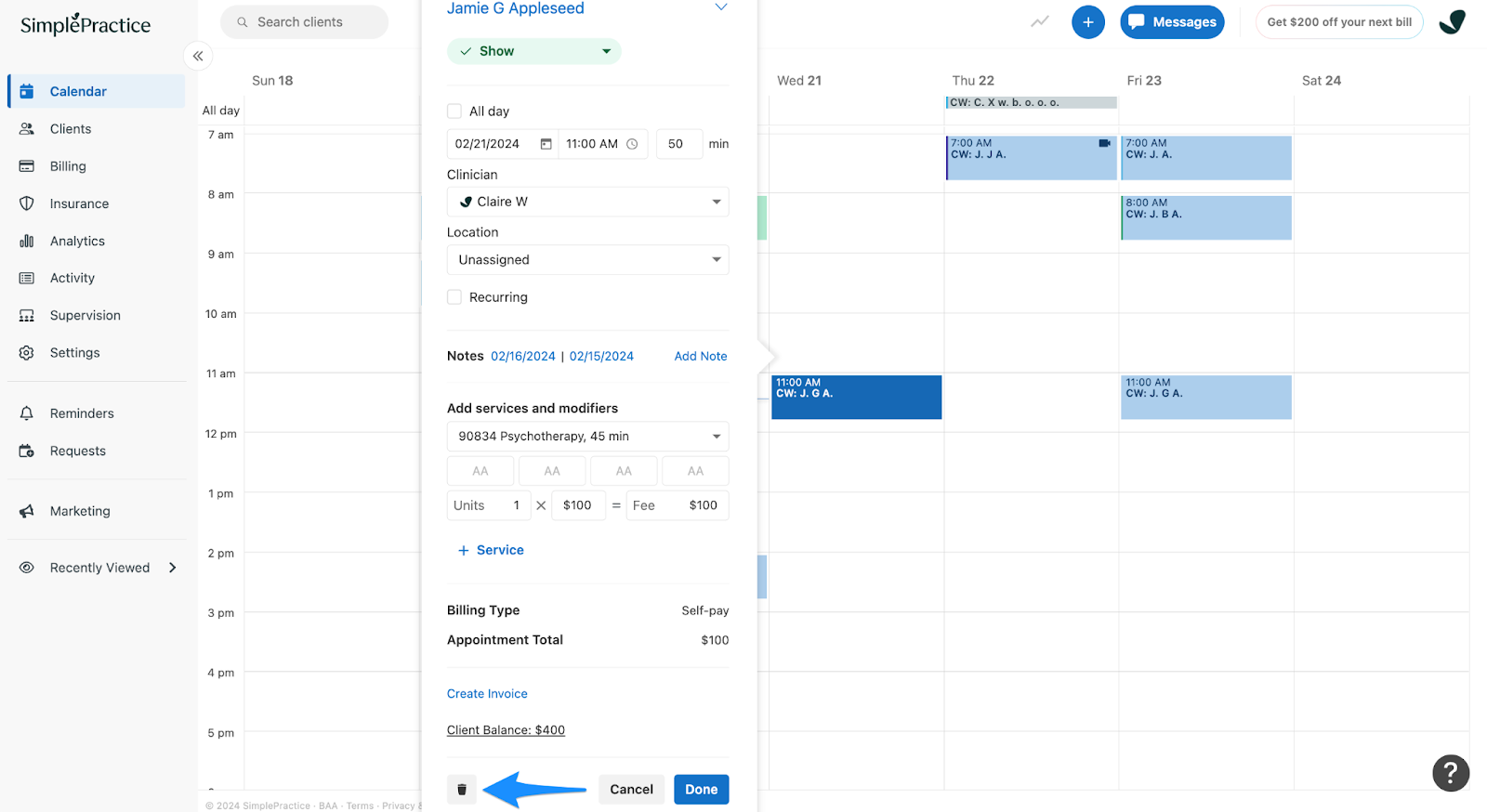 Adding And Managing Appointments – Simplepractice Support