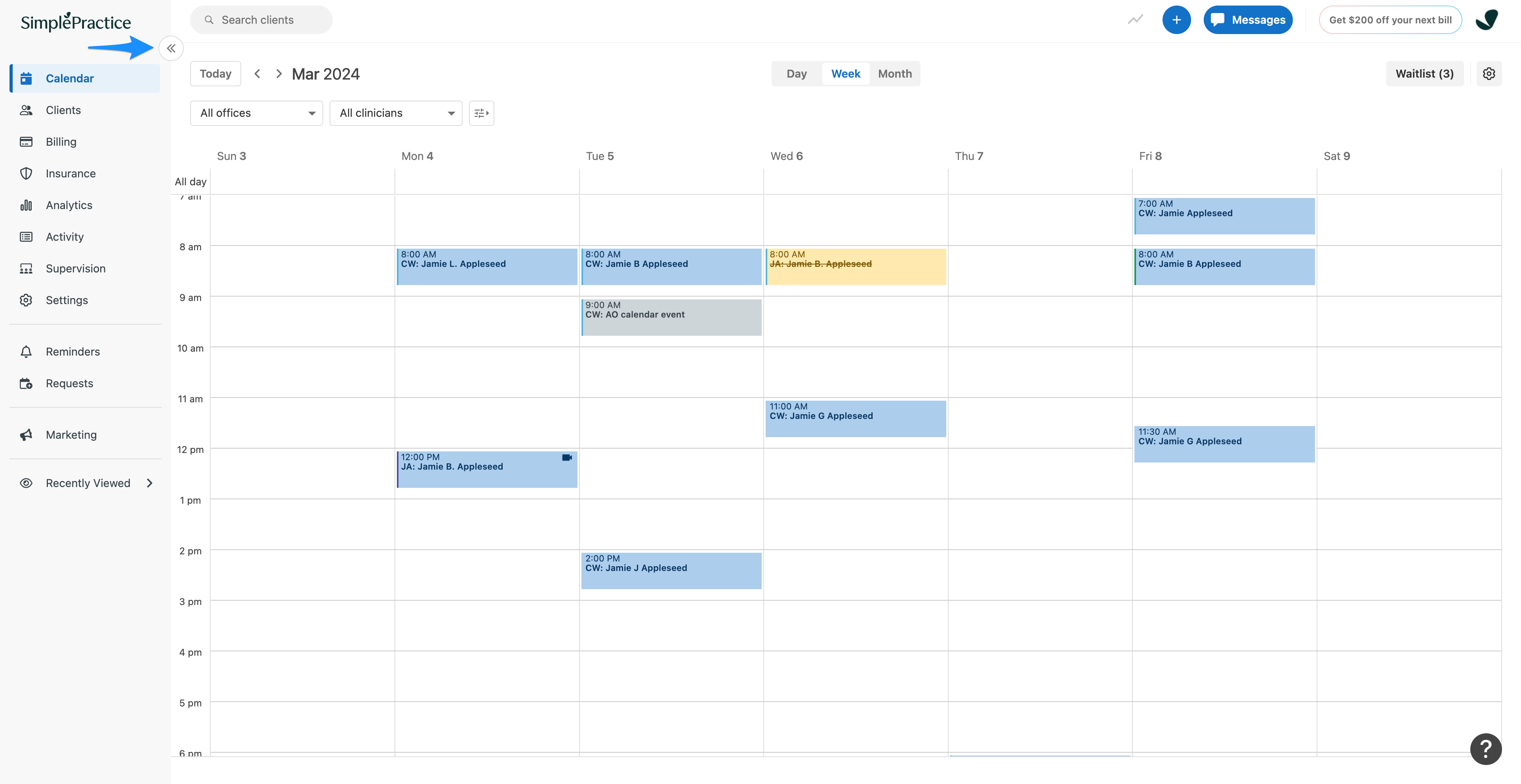 collapsingleftmenu.simplepractice.calendar.png