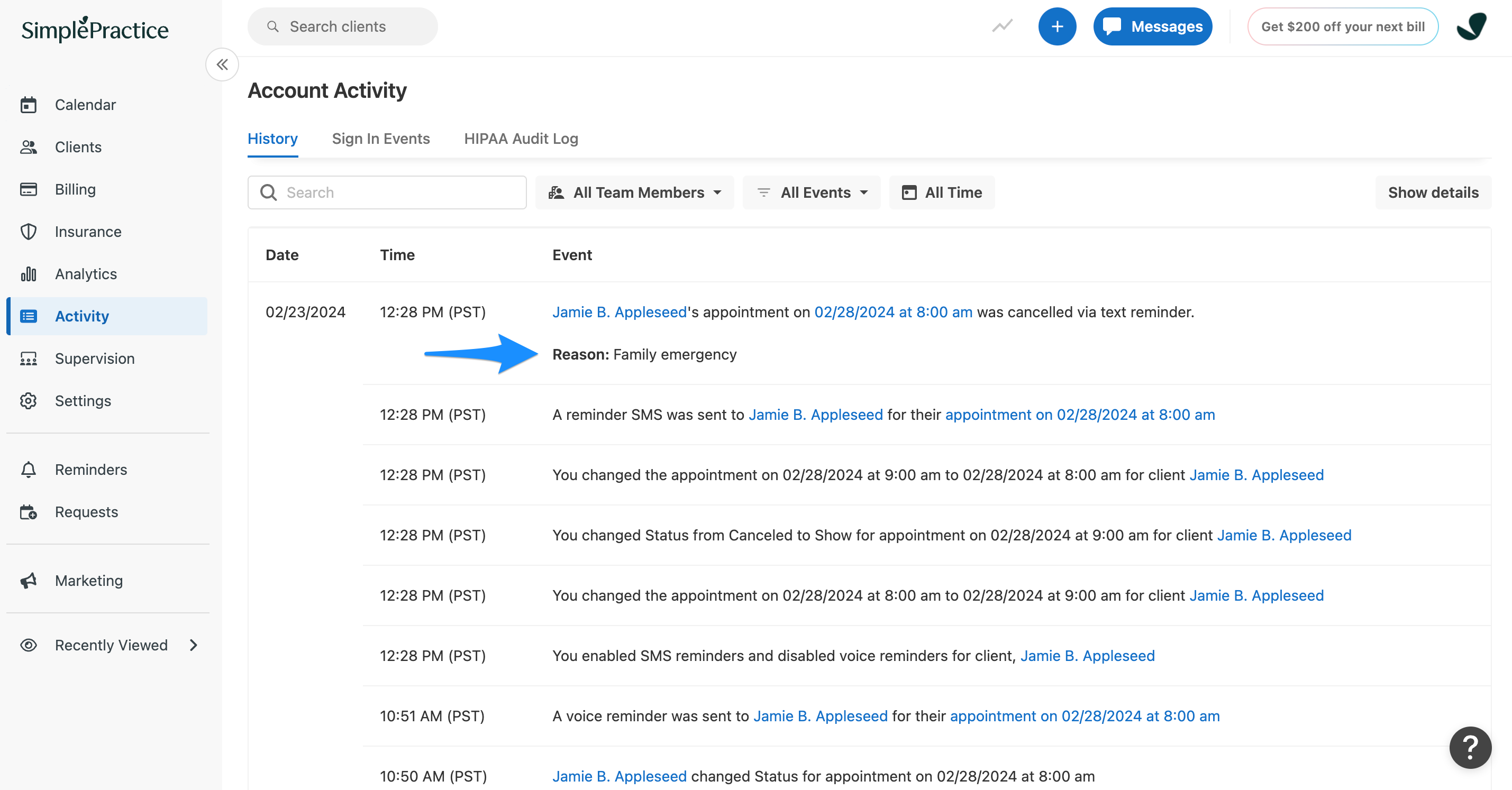 clientcancelledactivity.simplepractice.appointmentreminders.png
