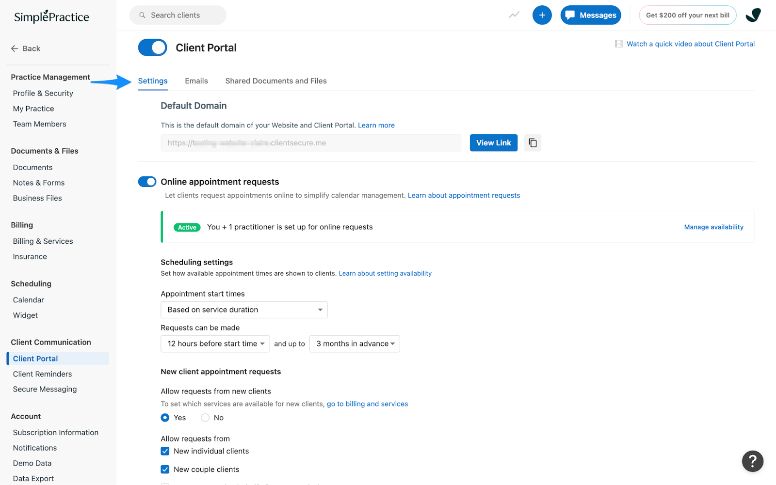 Understanding the new Client Care settings experience 