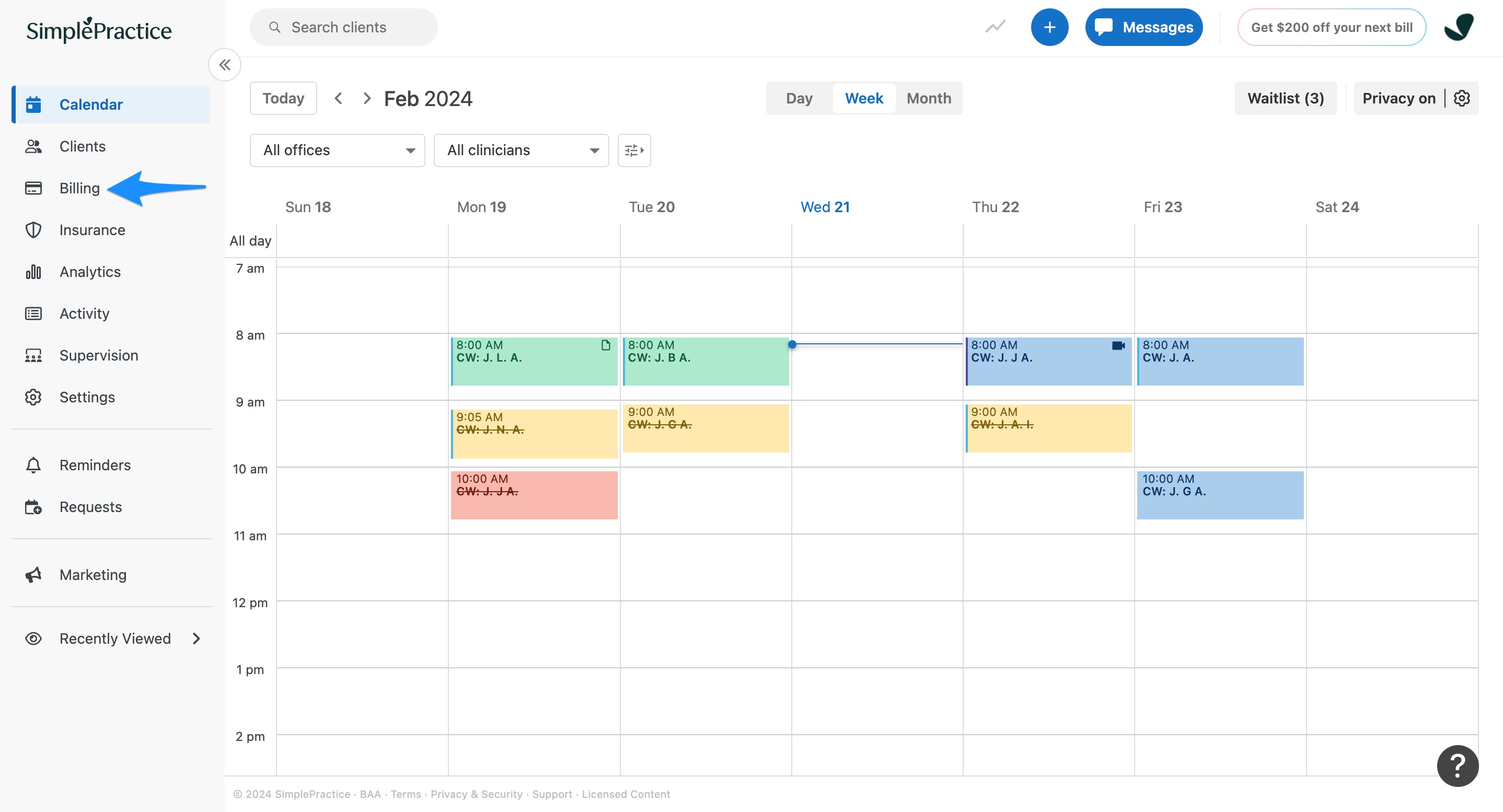 Managing client and insurance billing – SimplePractice Support