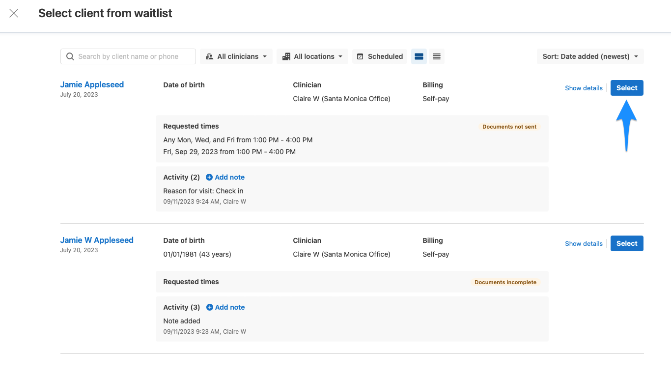 select.simplepractice.fromwaitlist.png