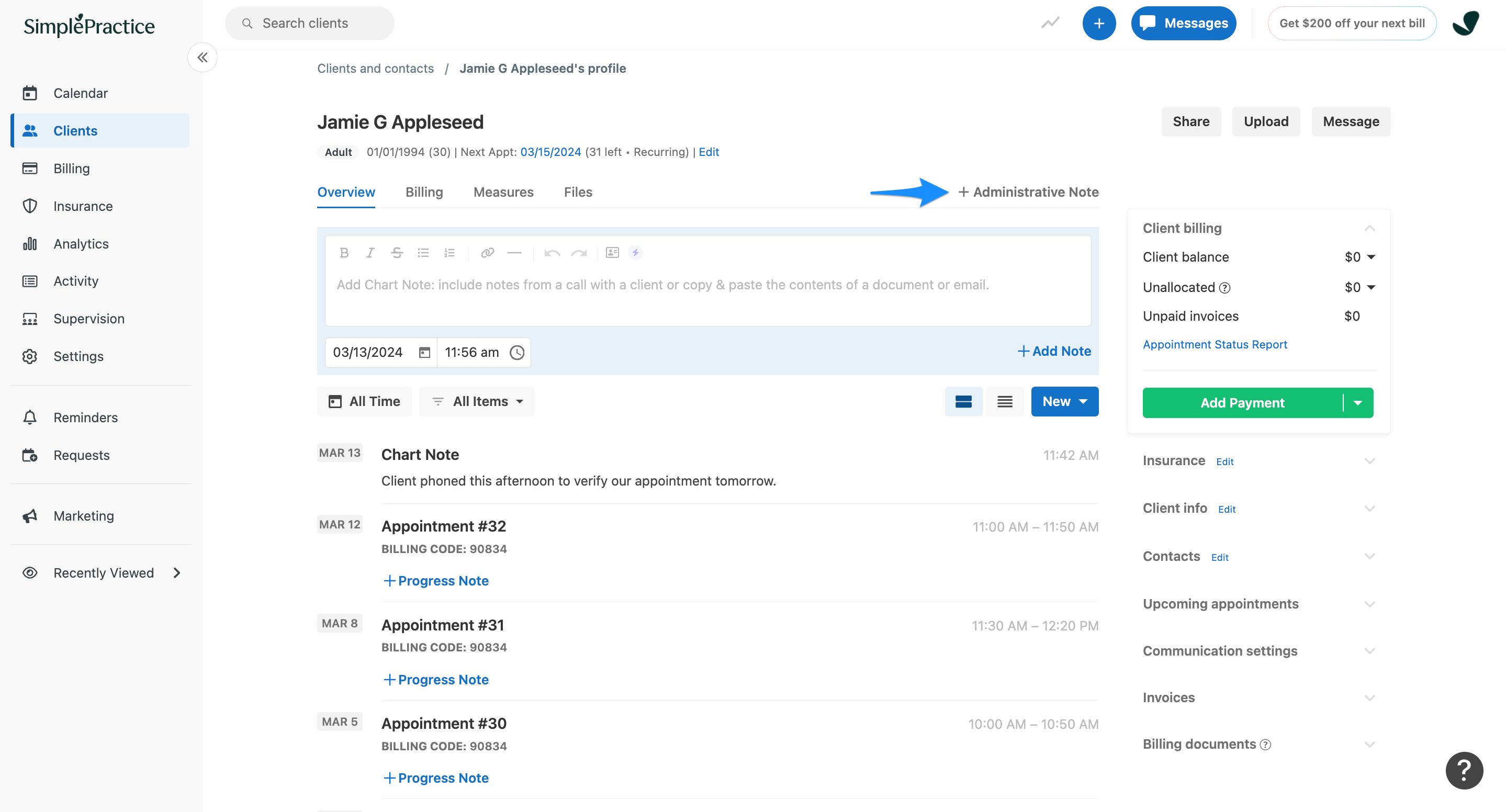 createnote.simplepractice.administrativenote.png
