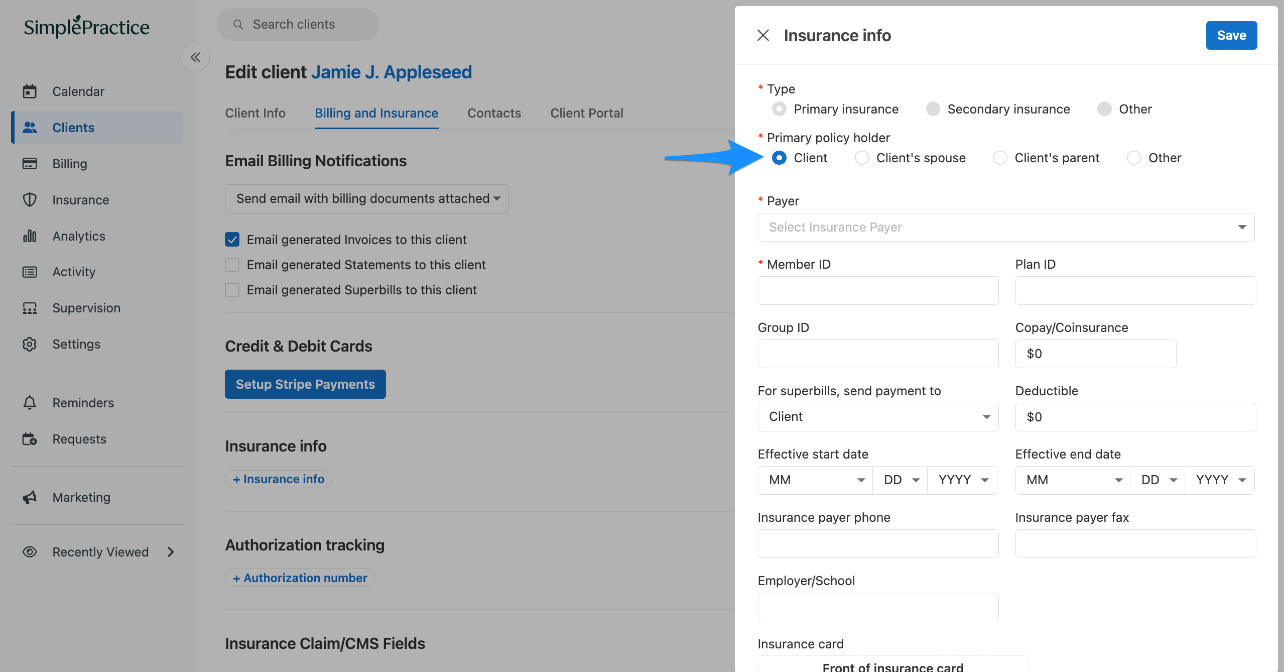 primarypolicyholder.simplepractice.insuranceinfo.png