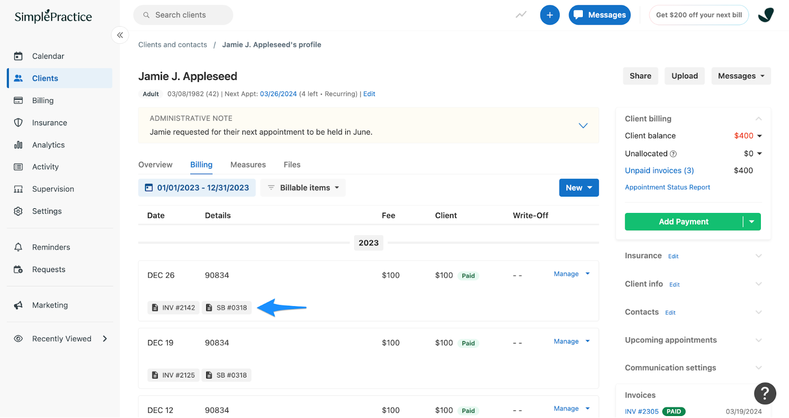 superbillforappointment.simplepractice.overview.png