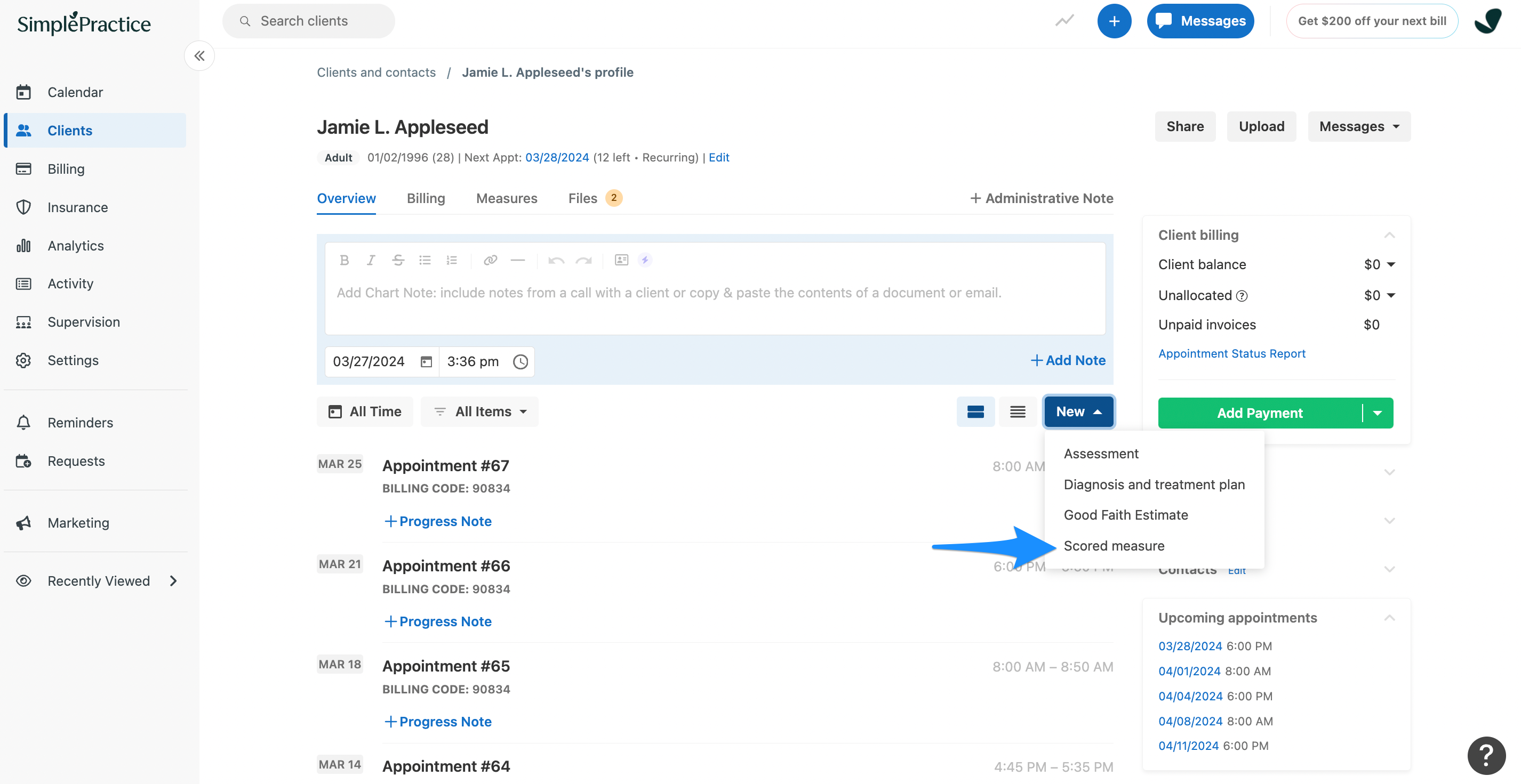 newscoredmeasure.simplepractice.clientprofile.png