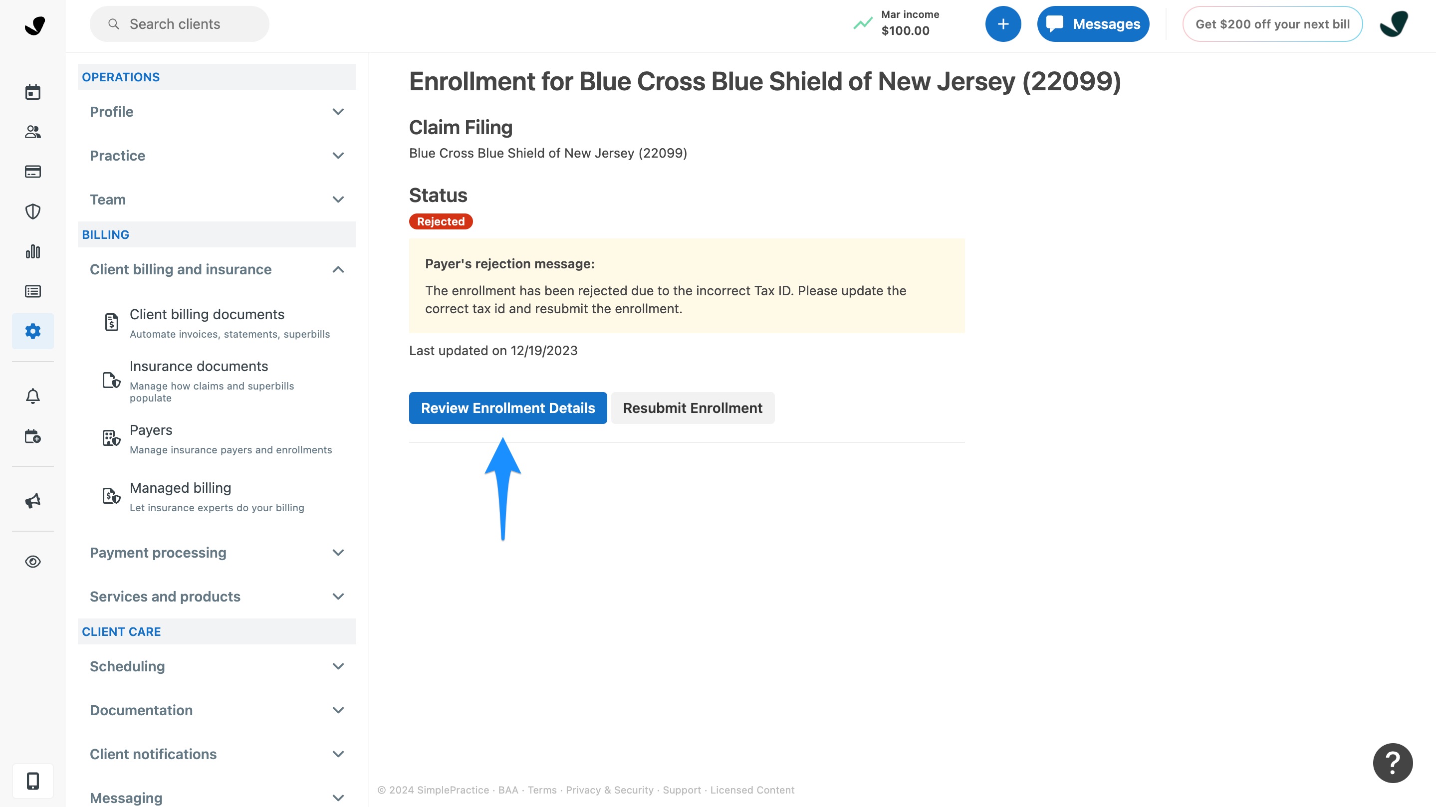 reviewenrollmentdetails.simplepractice.rejectedenrollment.jpg