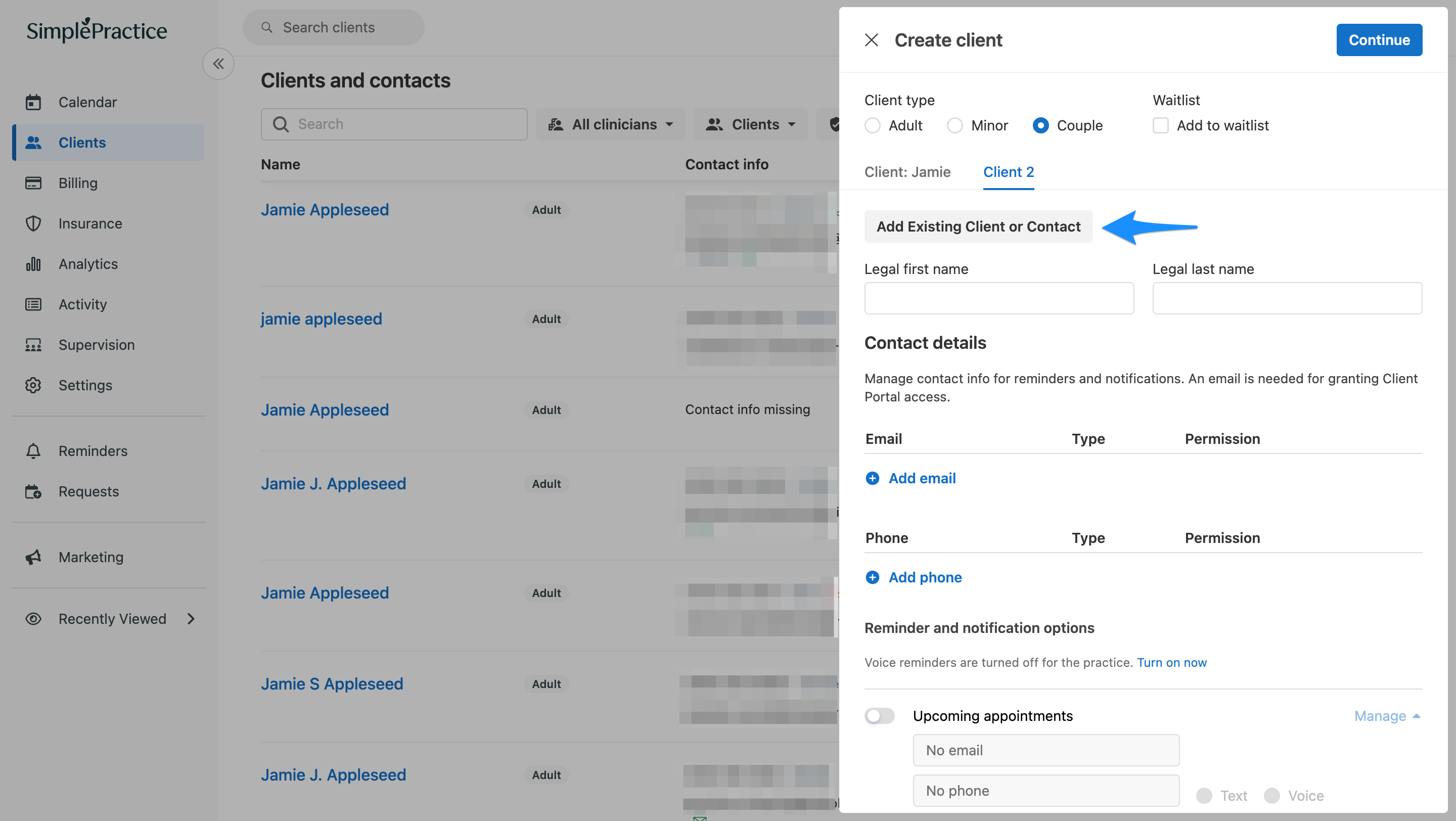 addexistingclient.simplepractice.couplecreation.png