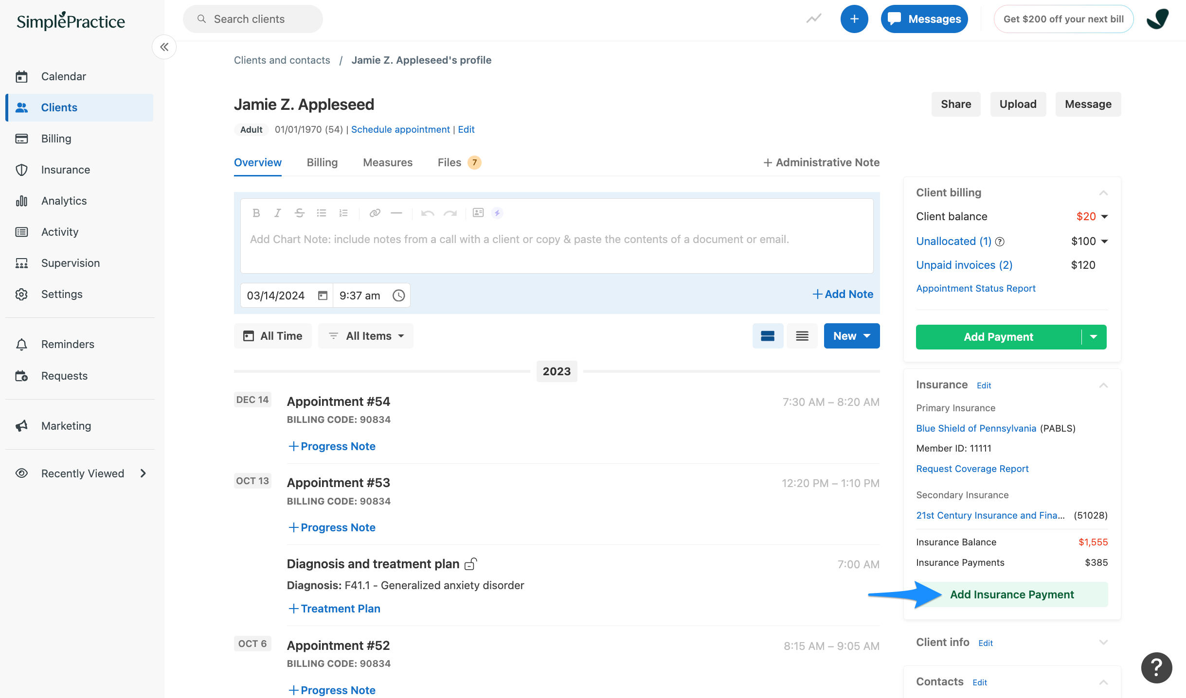 addinsurancepayment.simplepractice.overview.png