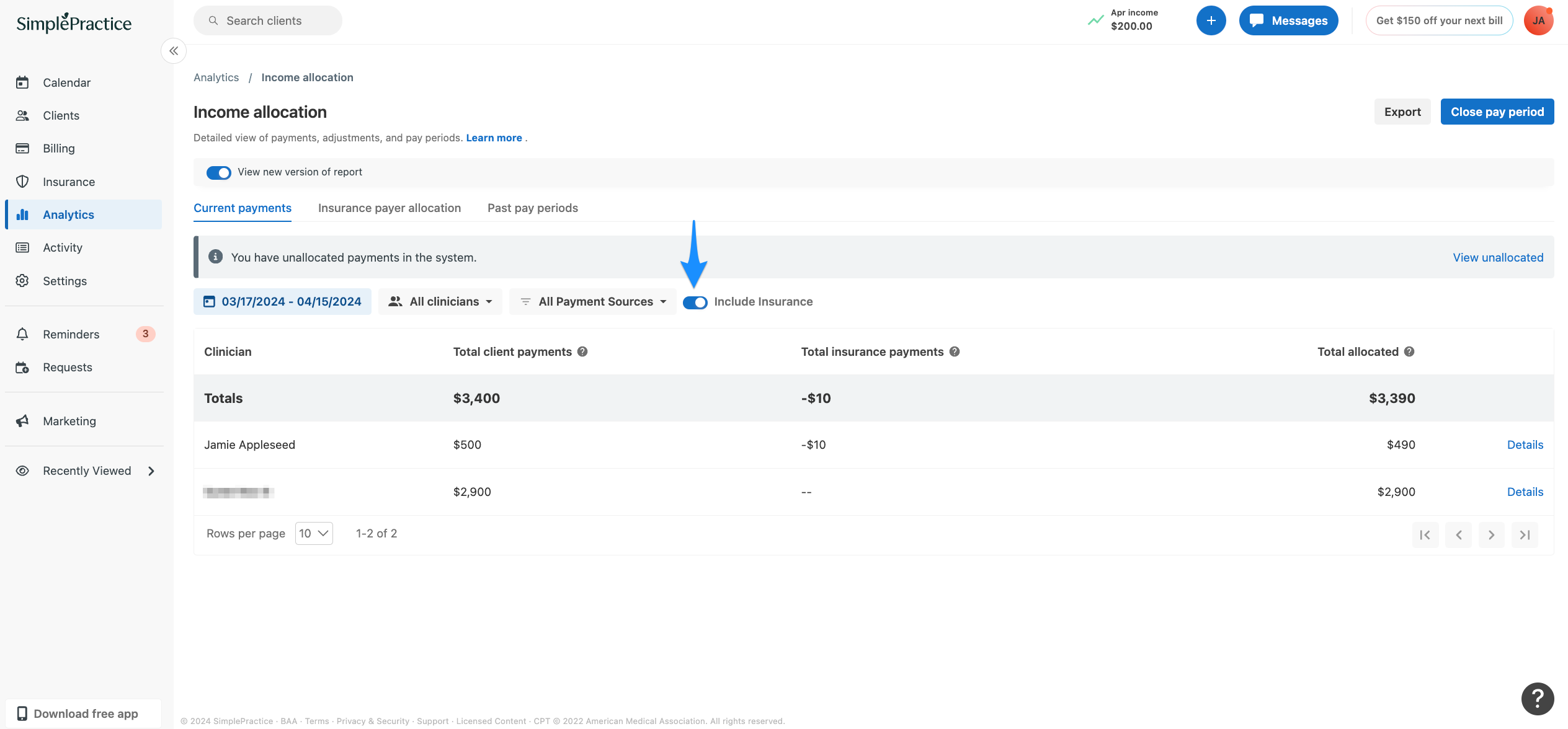 includeinsurance.simplepractice.incomeallocation.png