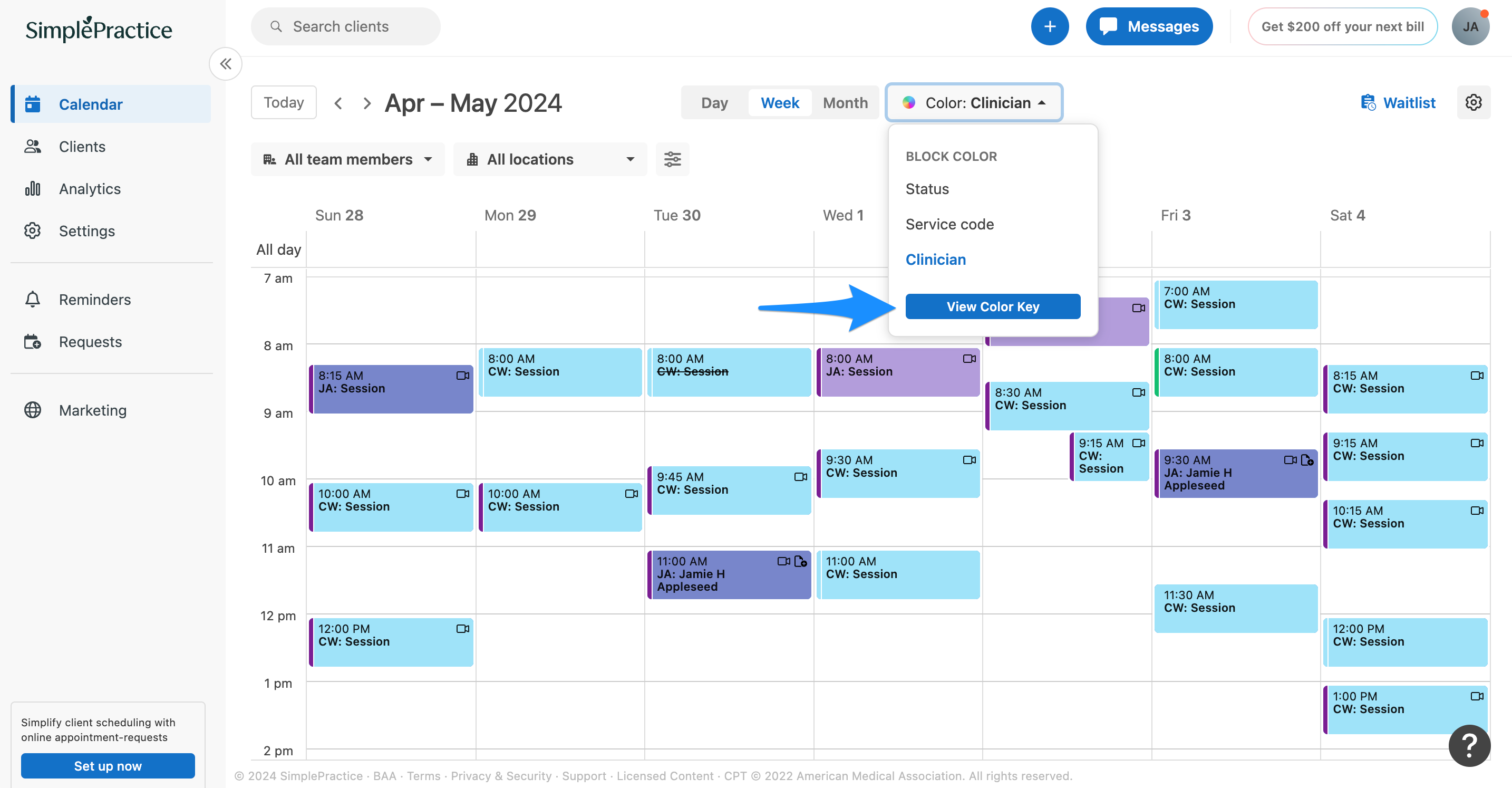 viewcolorkey.simpepractice.calendar.png