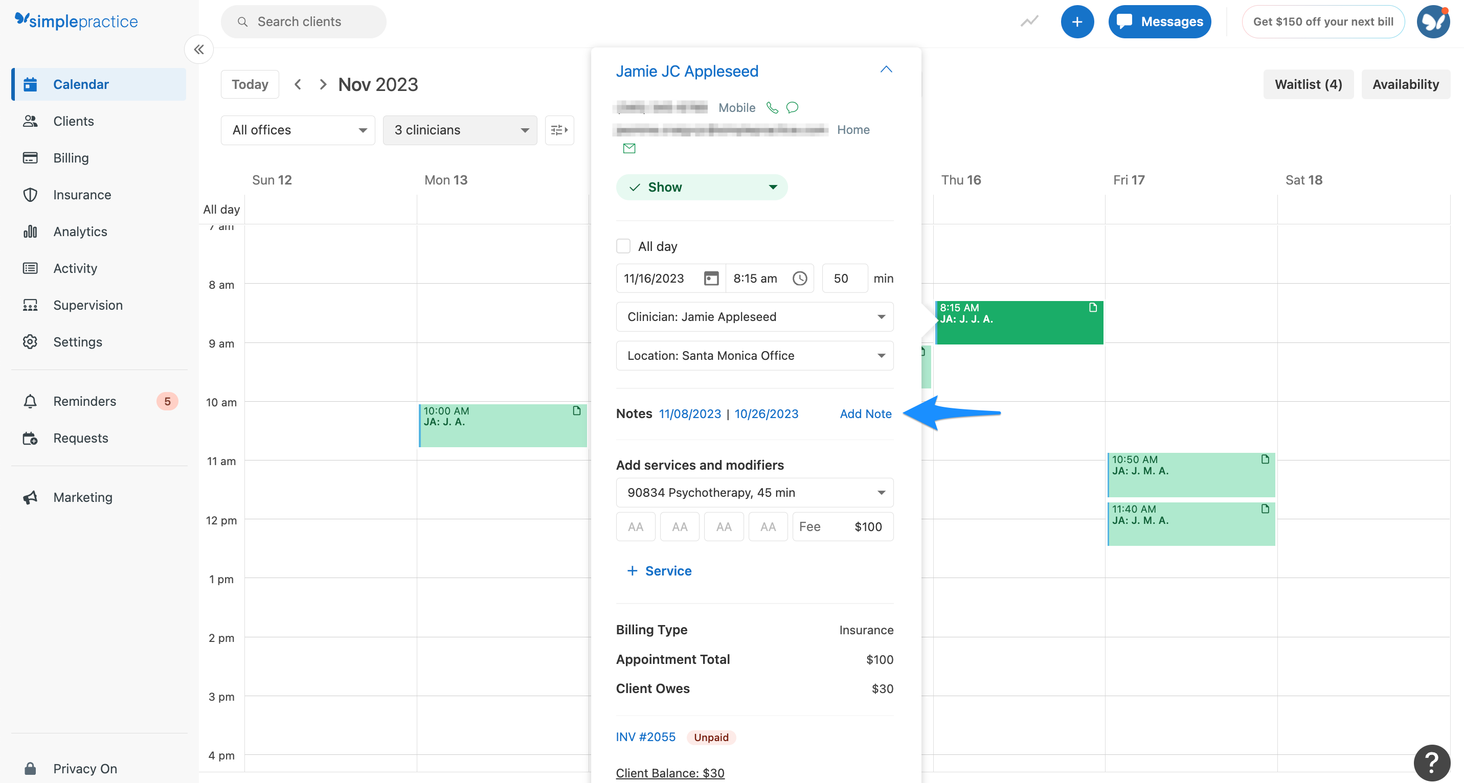 addnote.simplepractice.appointmentflyout.png