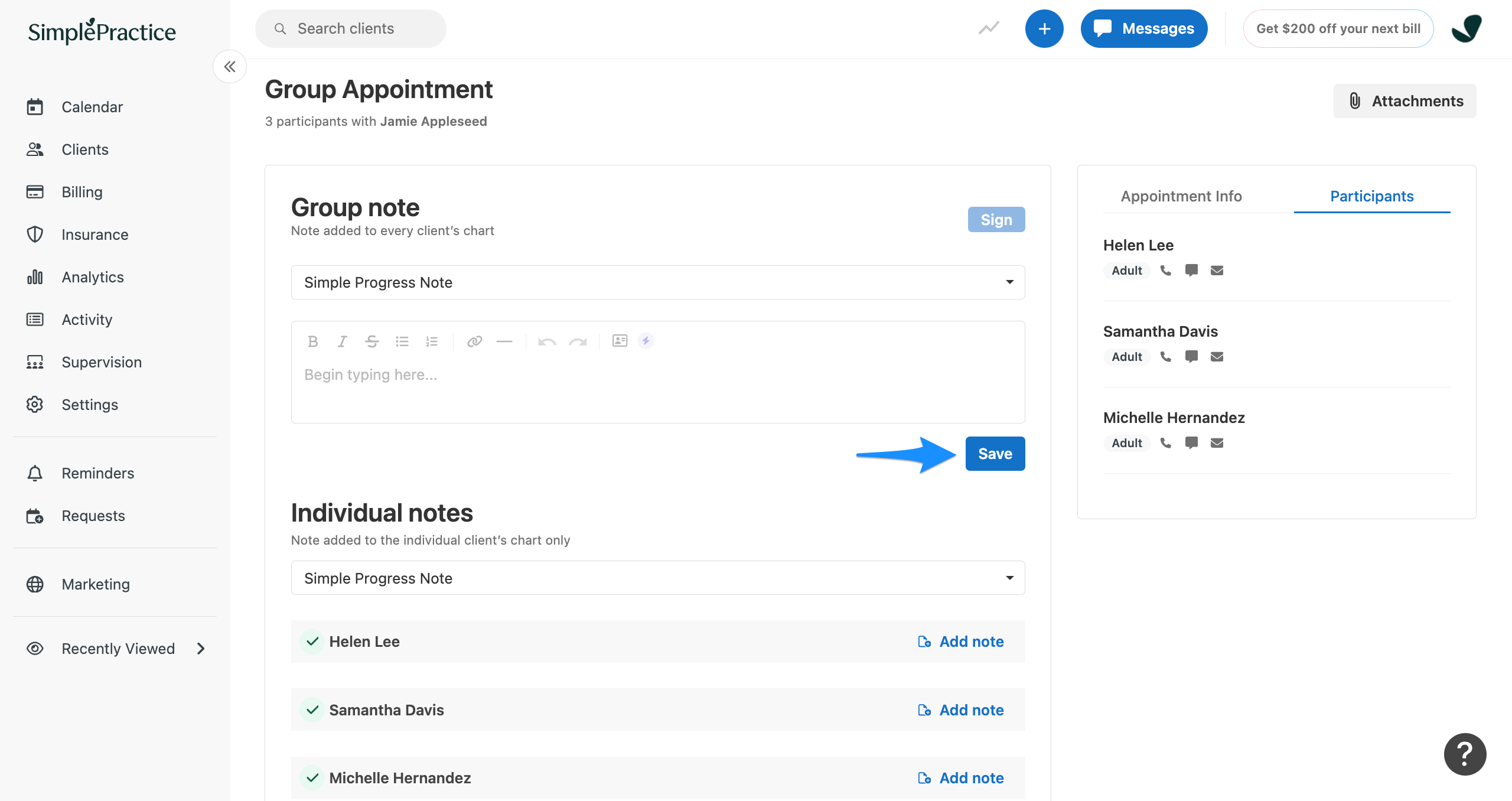 savegroupnote.simplepractice.groupappointment.png