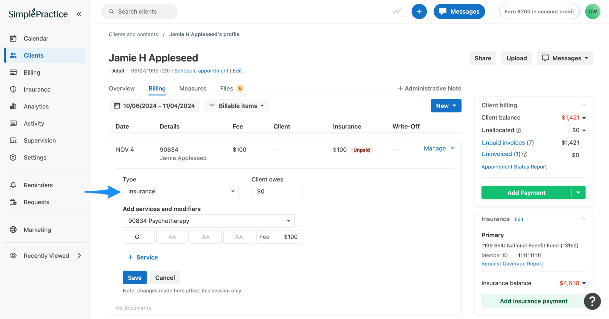 billingtype.simplepractice.insurance.png