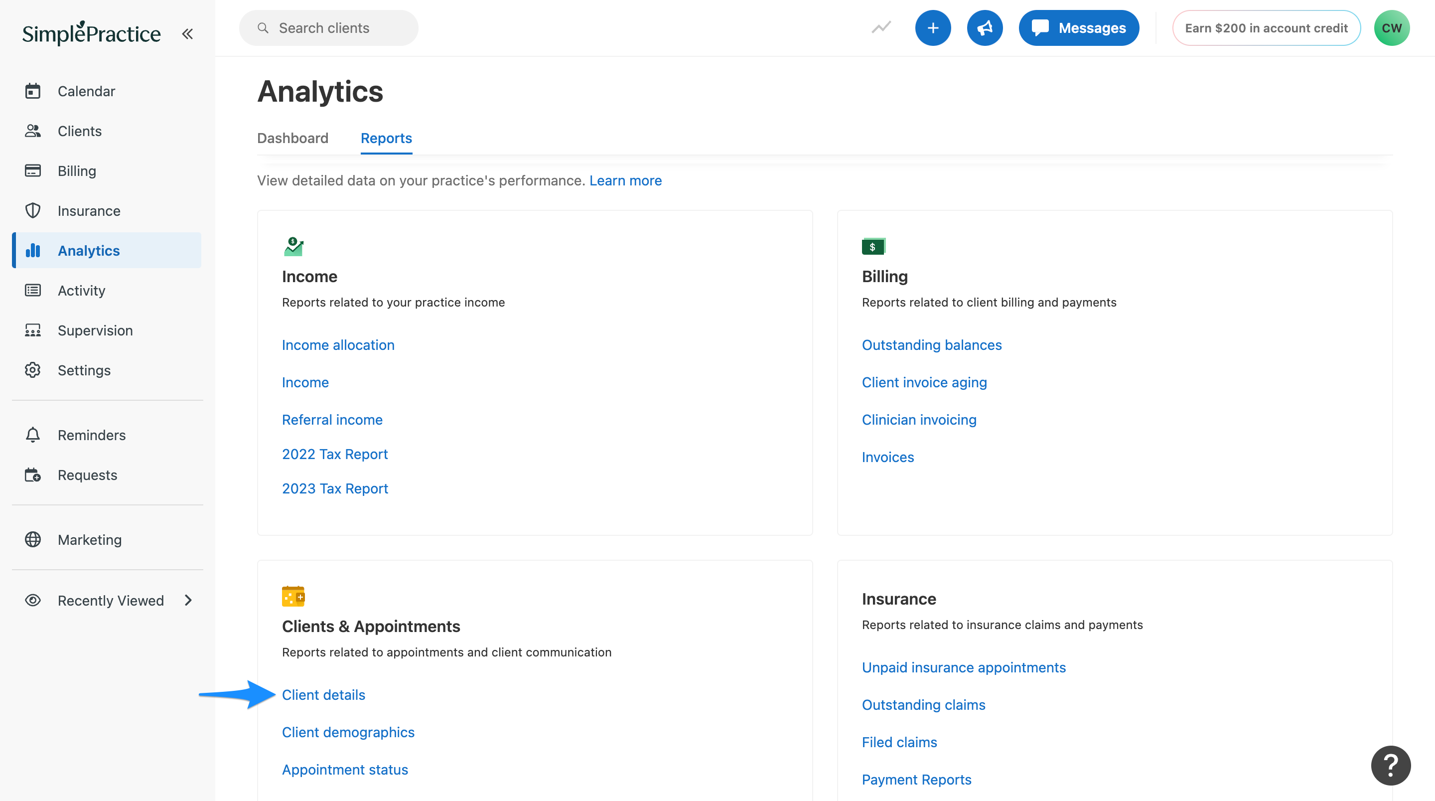 clientdetailsreport.simplepractice.clientannouncements.png