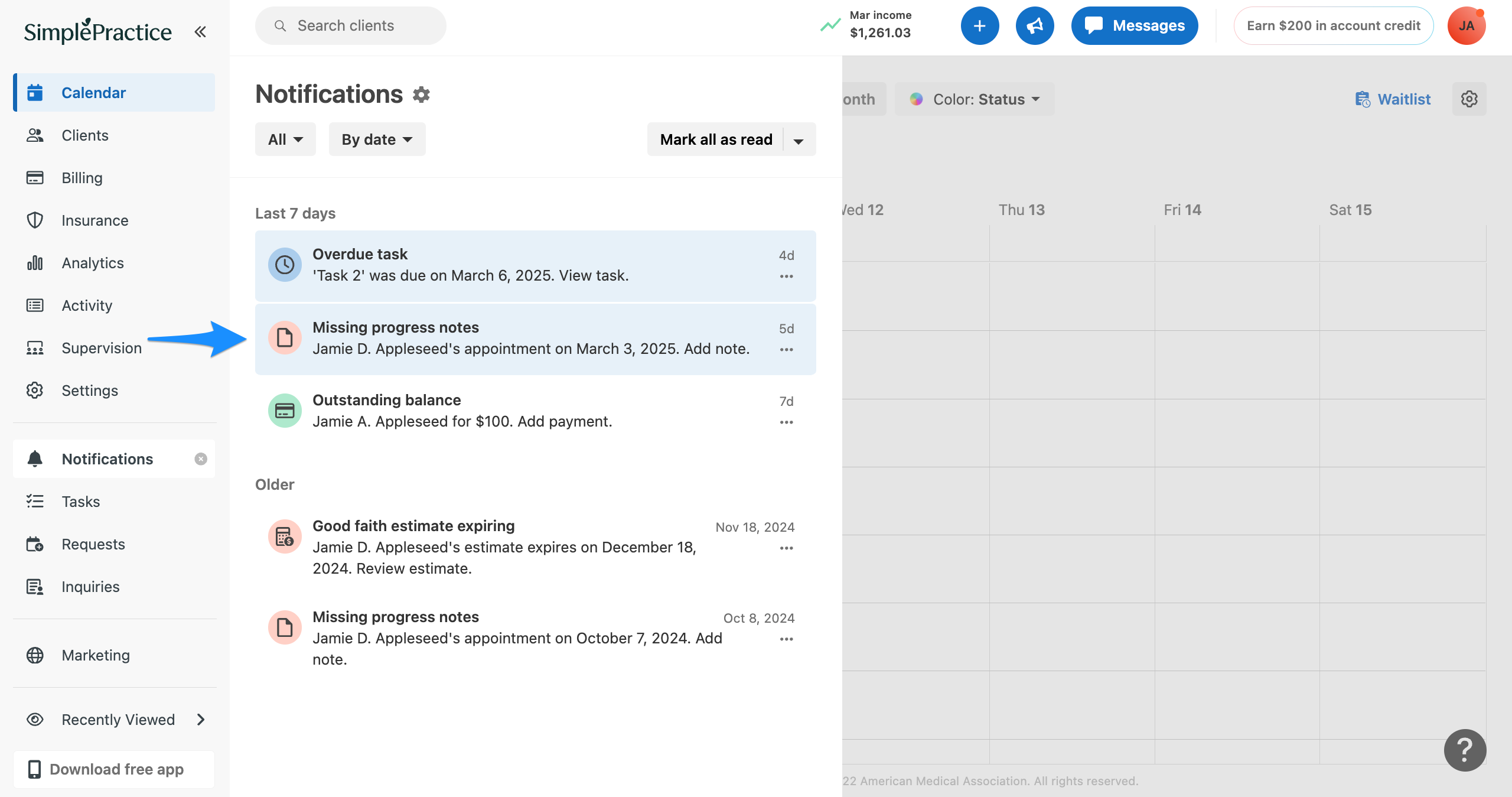unreadnotification.simplepractice.notifications.png