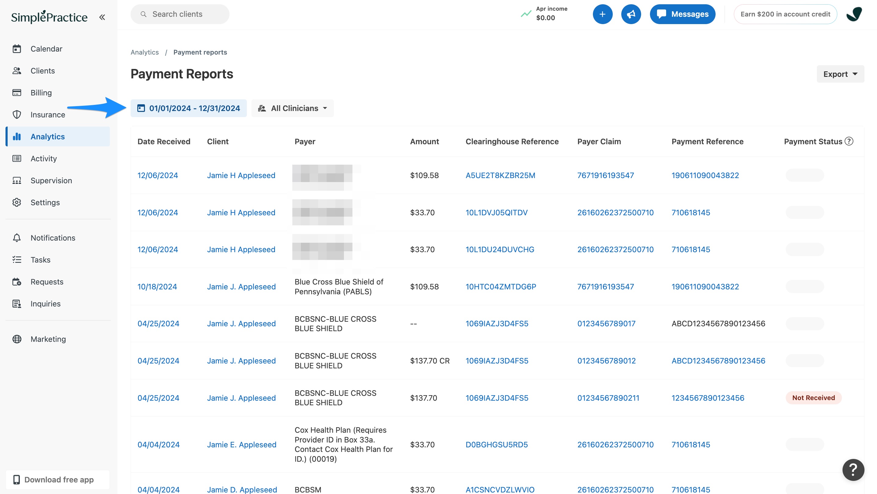 daterangefilter.simplepractice.paymentreports.jpg
