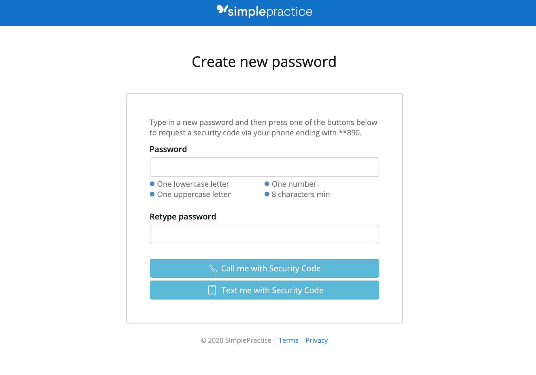 Trouble logging in to your account – SimplePractice Support