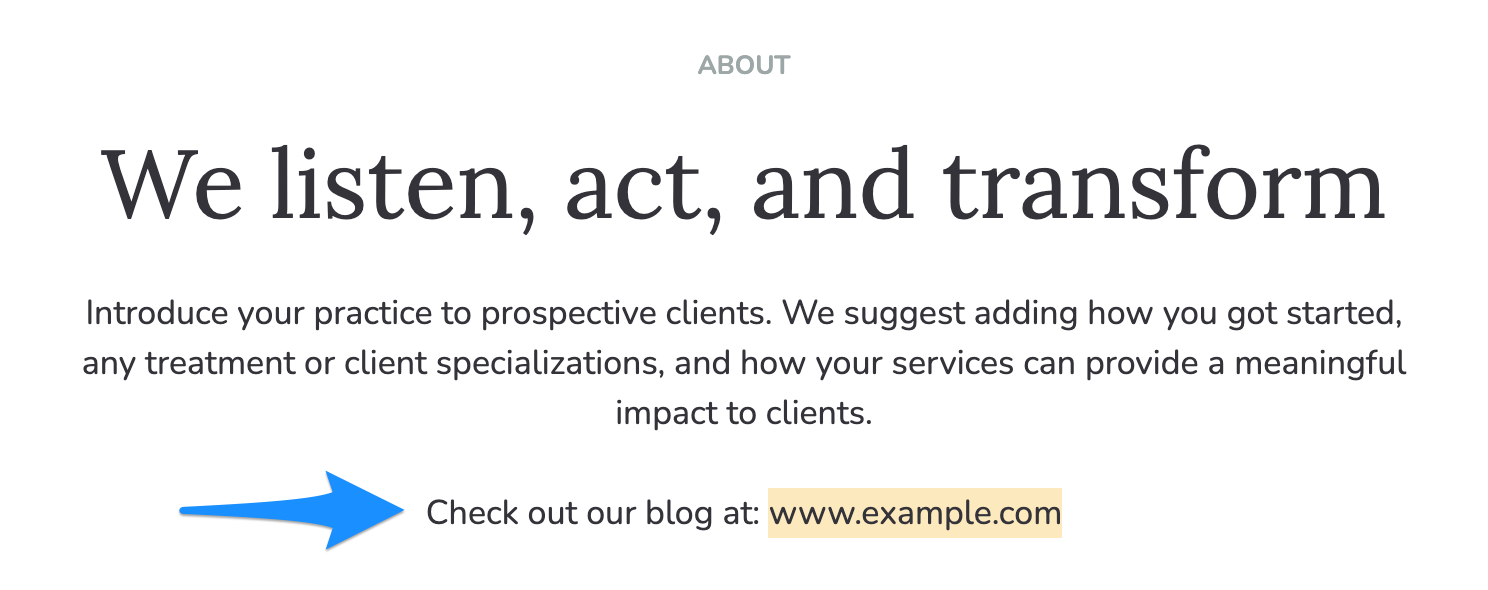 Bloglinkexample.simplepractice.aboutsection.png