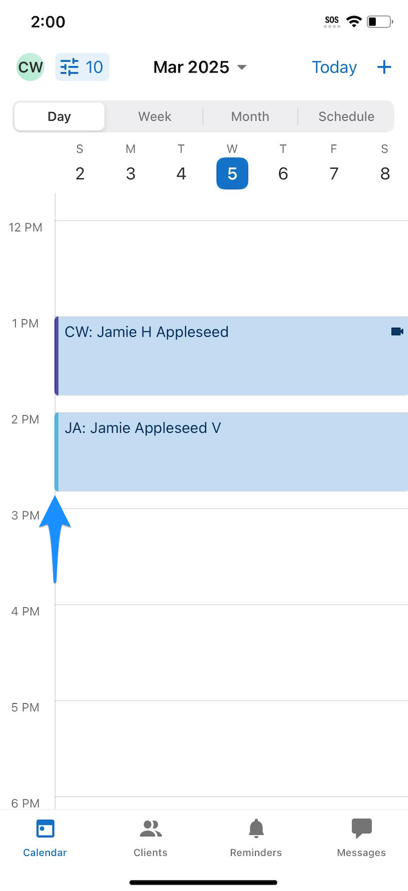 colorcodedappointment.simplepracticemobileapp.calendar.png