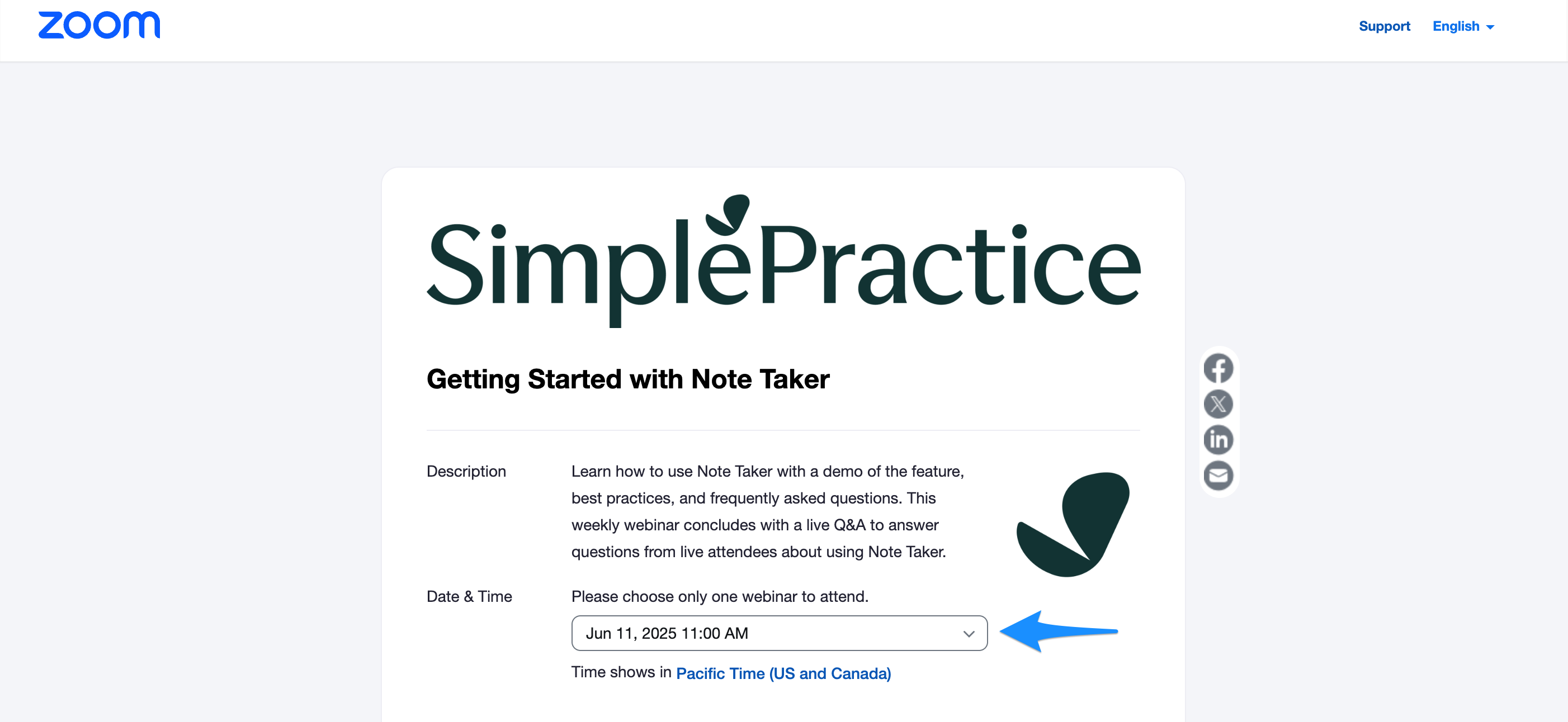 dropdown.simplepractice.notetaker.png