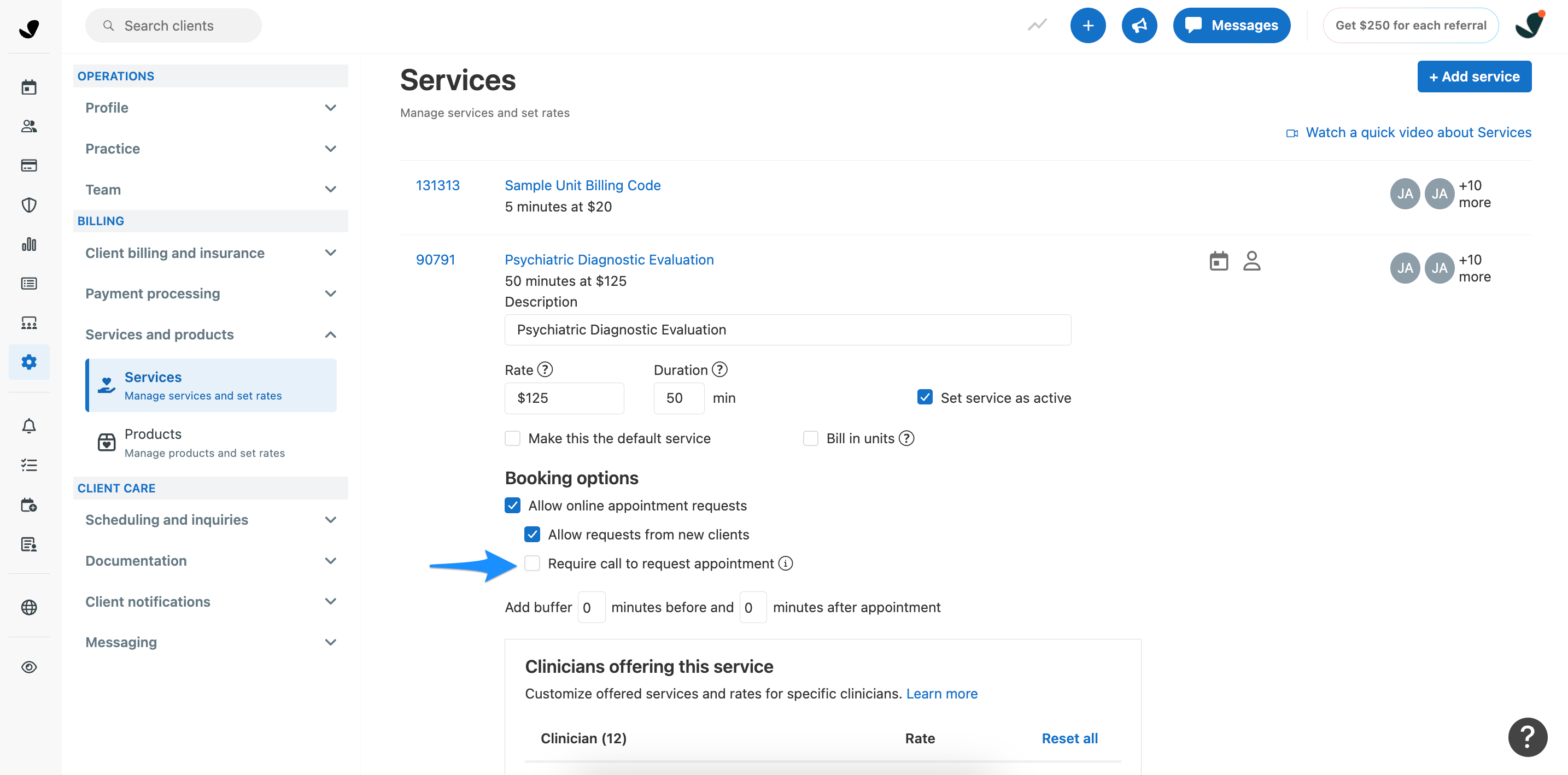 uncheckrequire.simplepractice.services.png
