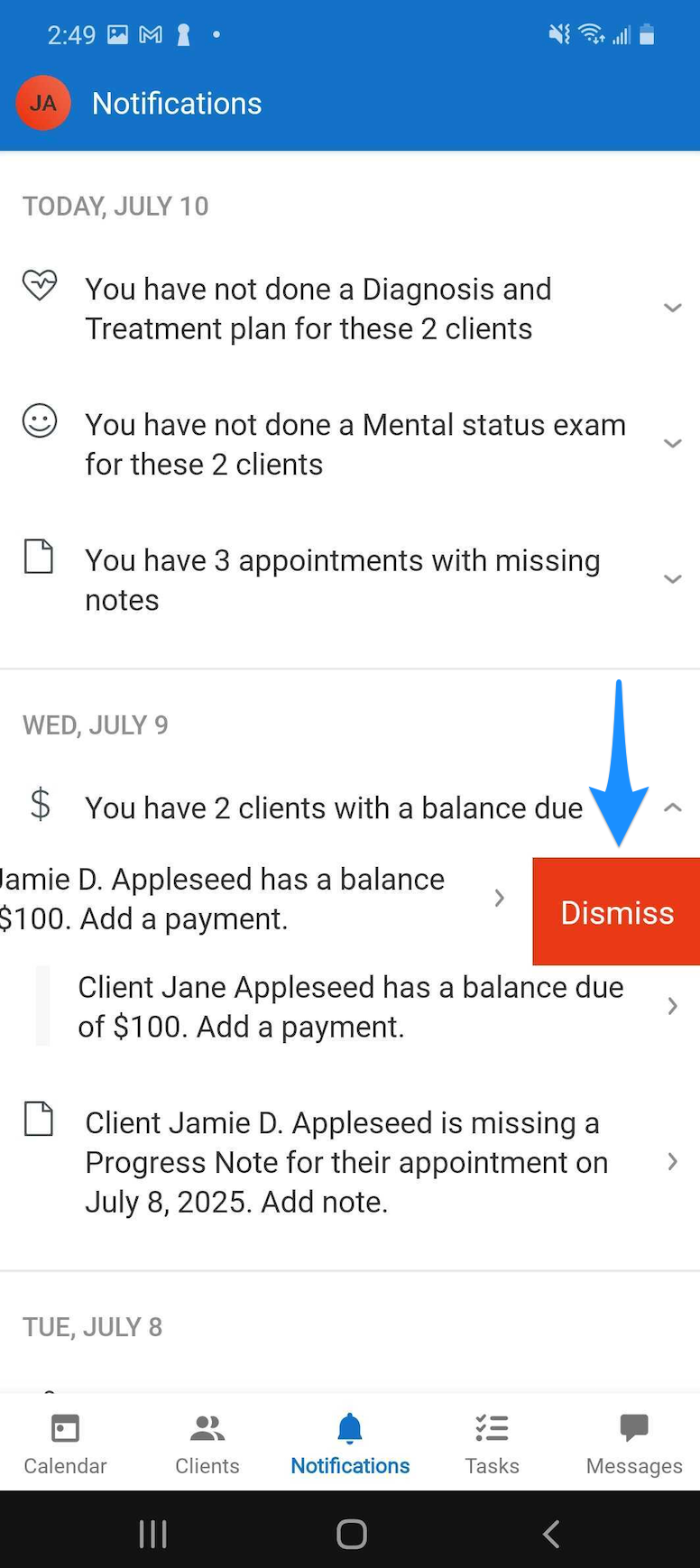 dismissnotification.simplepracticemobileapp.notifications.png