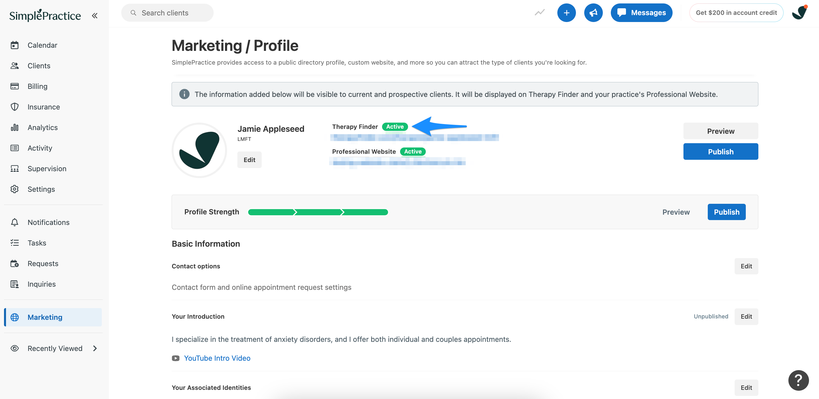 Sending and receiving Clinician Referrals – SimplePractice Support