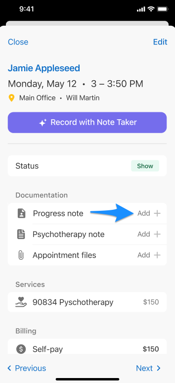 Understanding Note Taker – SimplePractice Support
