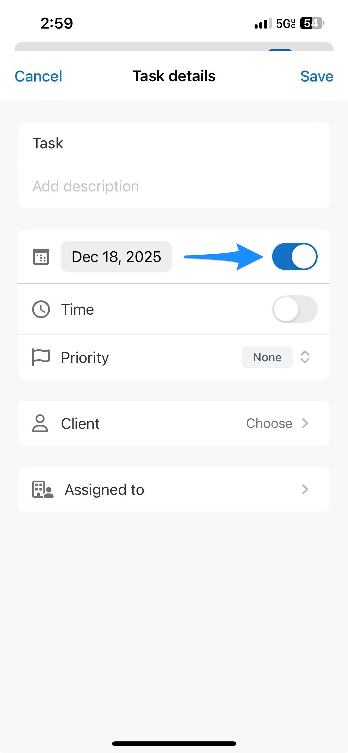 Using tasks and notifications on iPhone/iPad – SimplePractice Support
