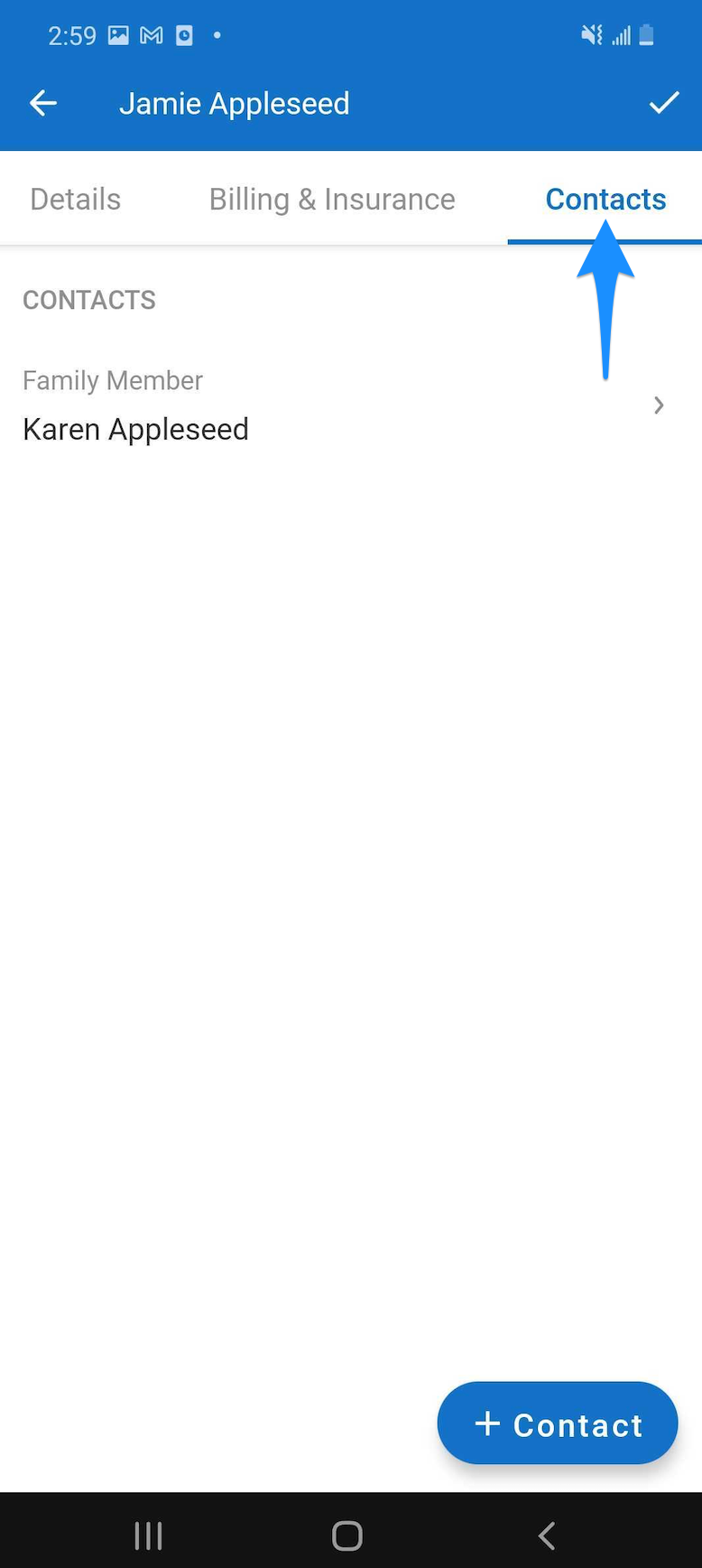 Adding and managing clients on Android – SimplePractice Support