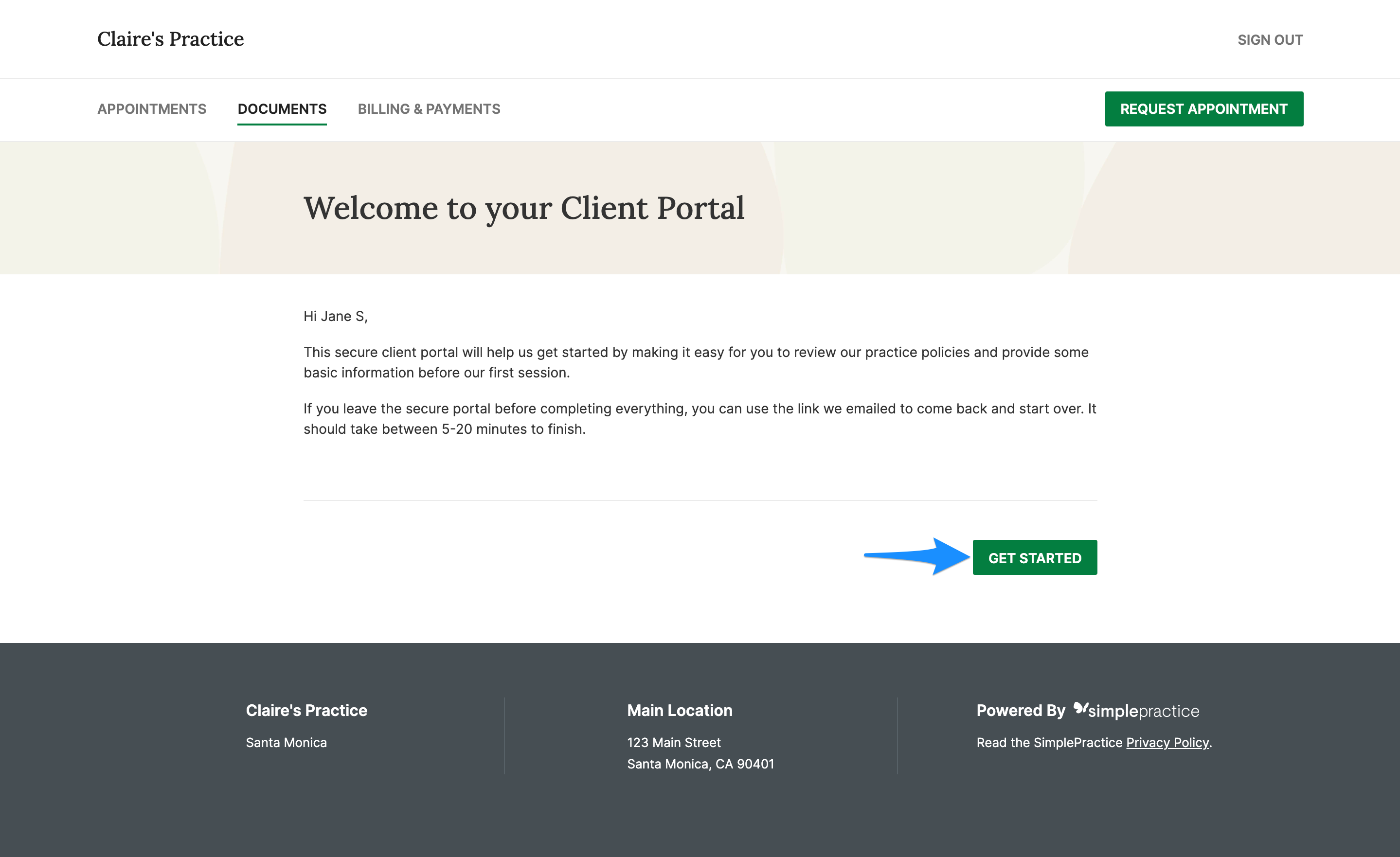 Client Login