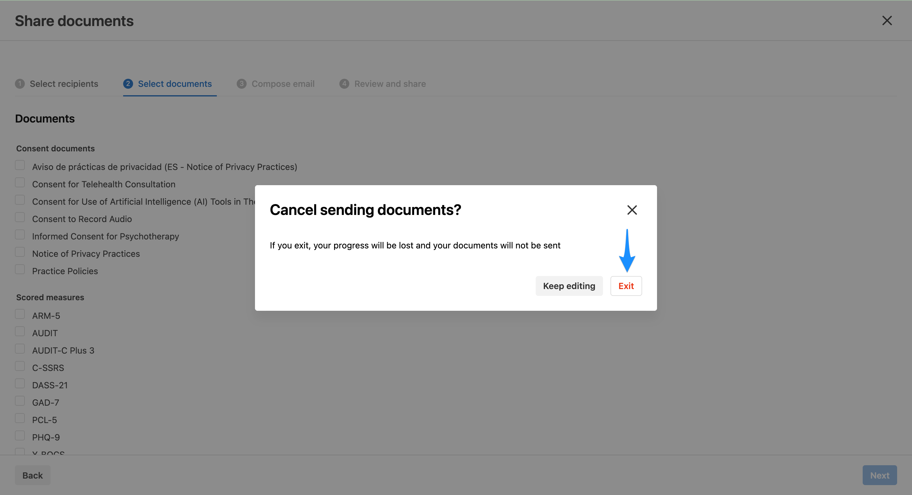 exitshareflow.simplepractice.clientpage.png