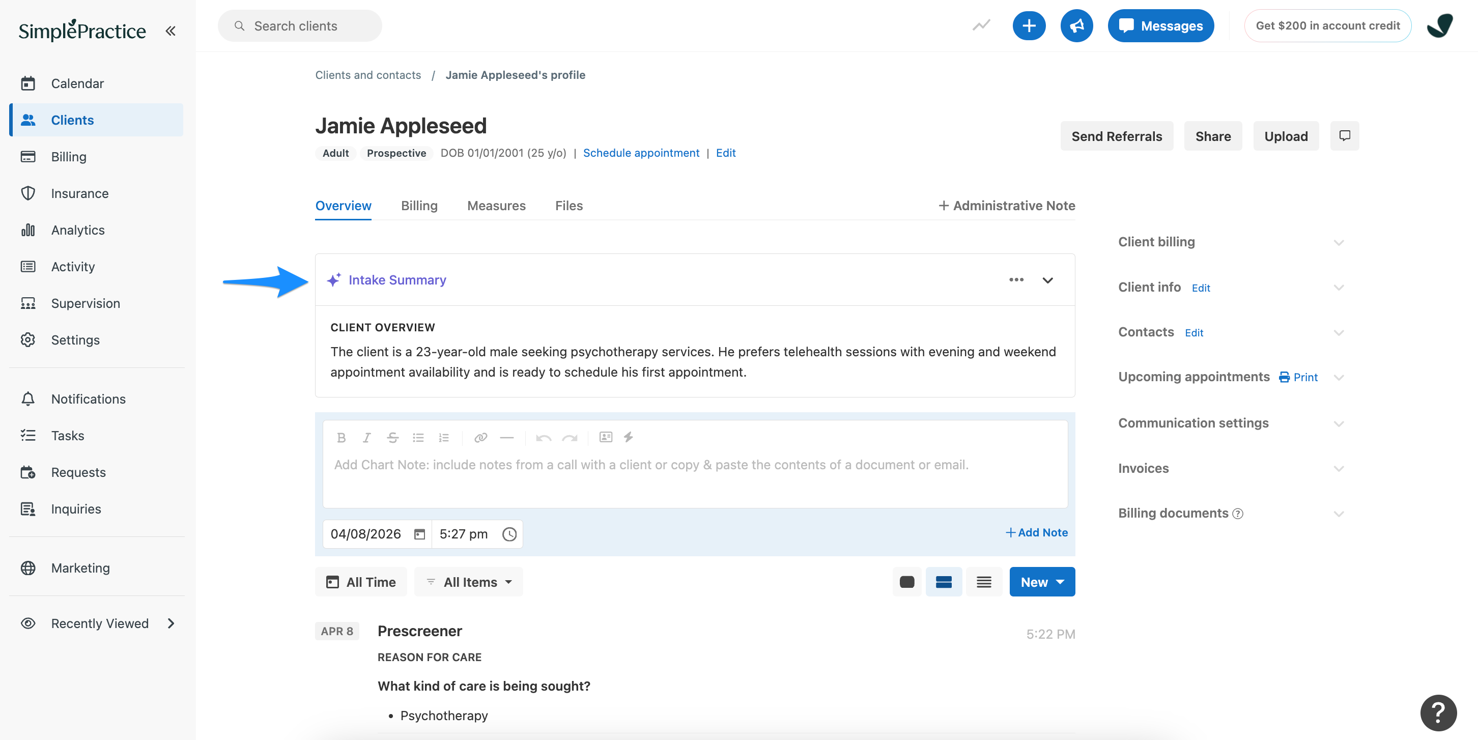 intakesummary.simplepractice.overview.png