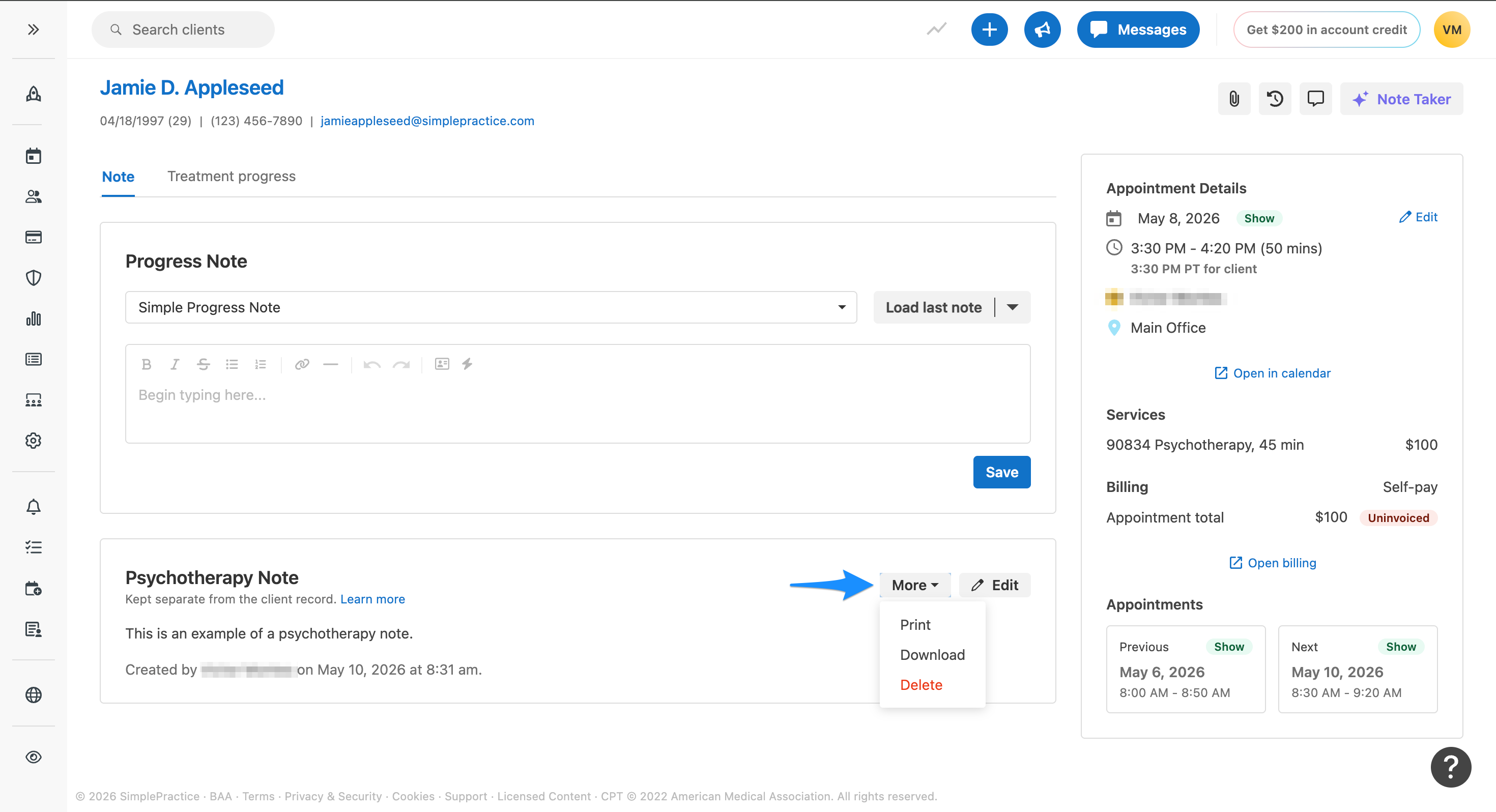 psychmoredropdown.simplepractice.notetab.png