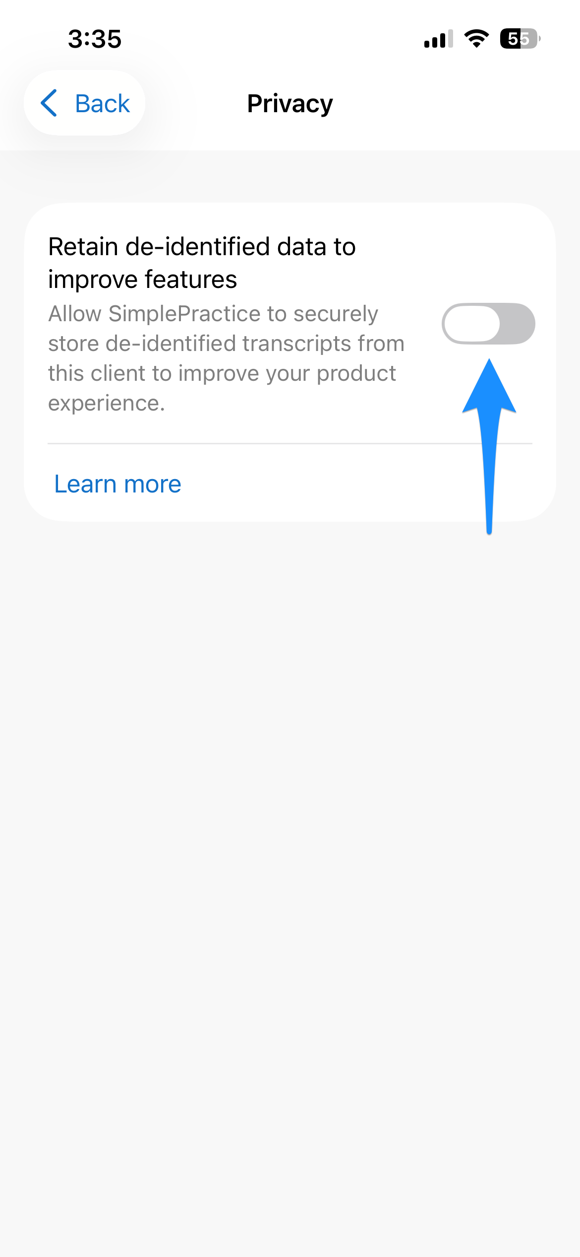 clienttoggle.simplepractice.mobileretention.png