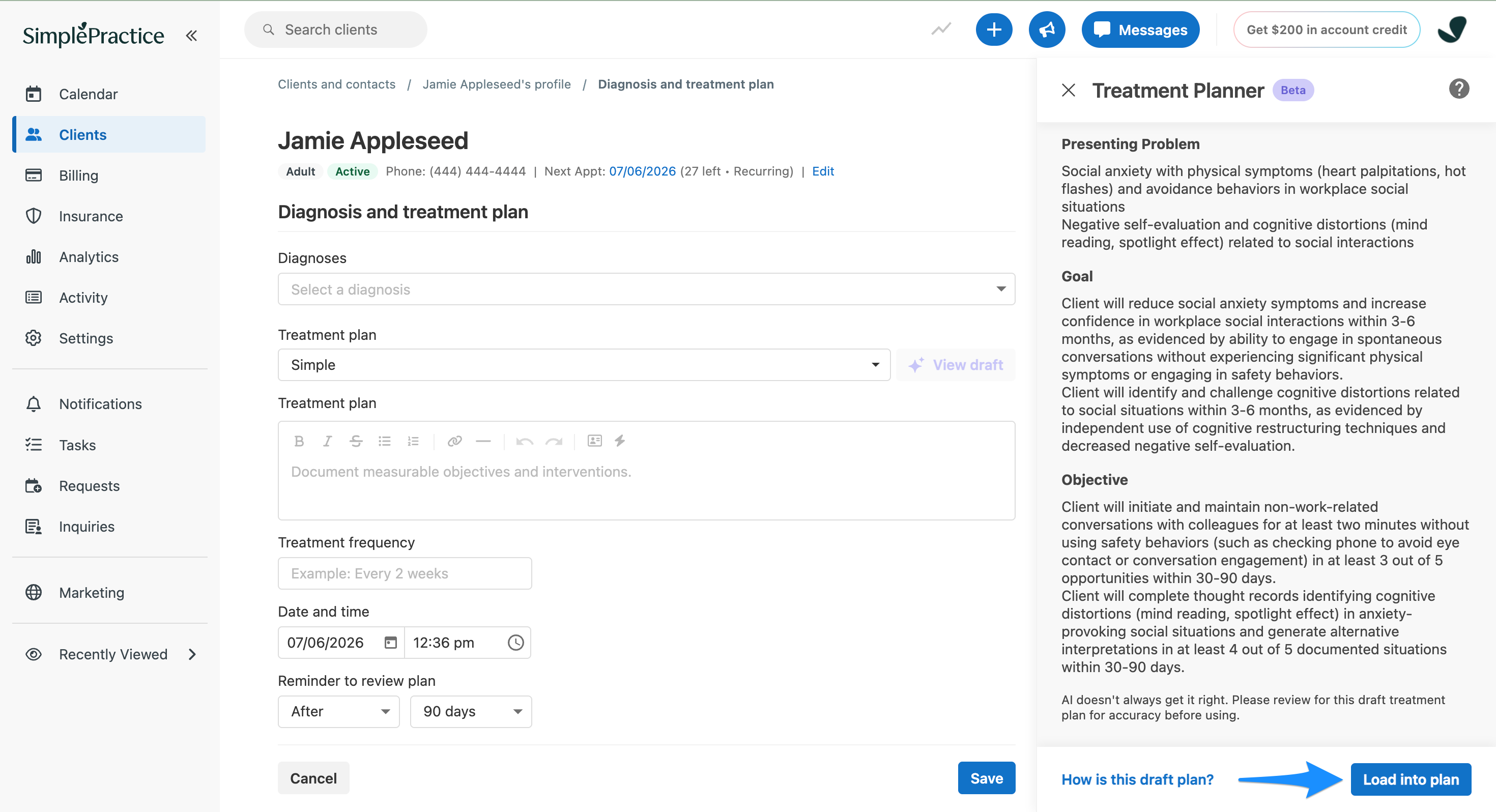 loadintoplanbutton.simplepractice.treatmentplanner.png