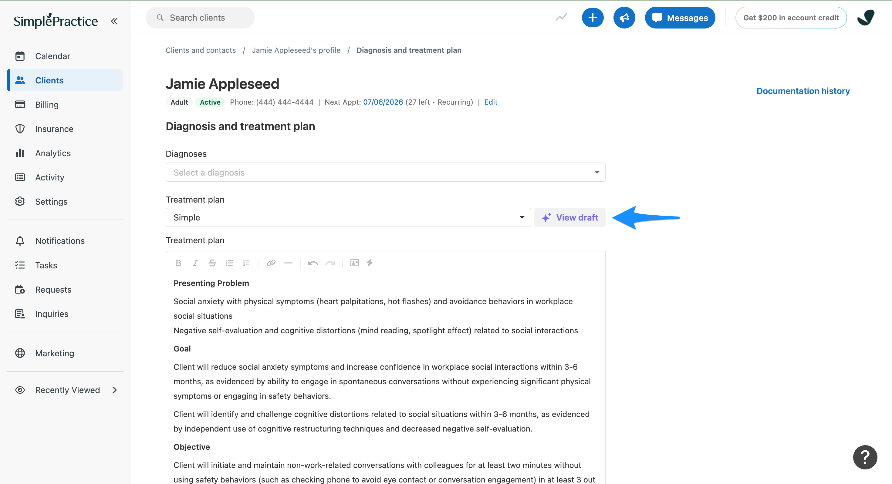 viewdraftbutton.simplepractice.treatmentplanner.png