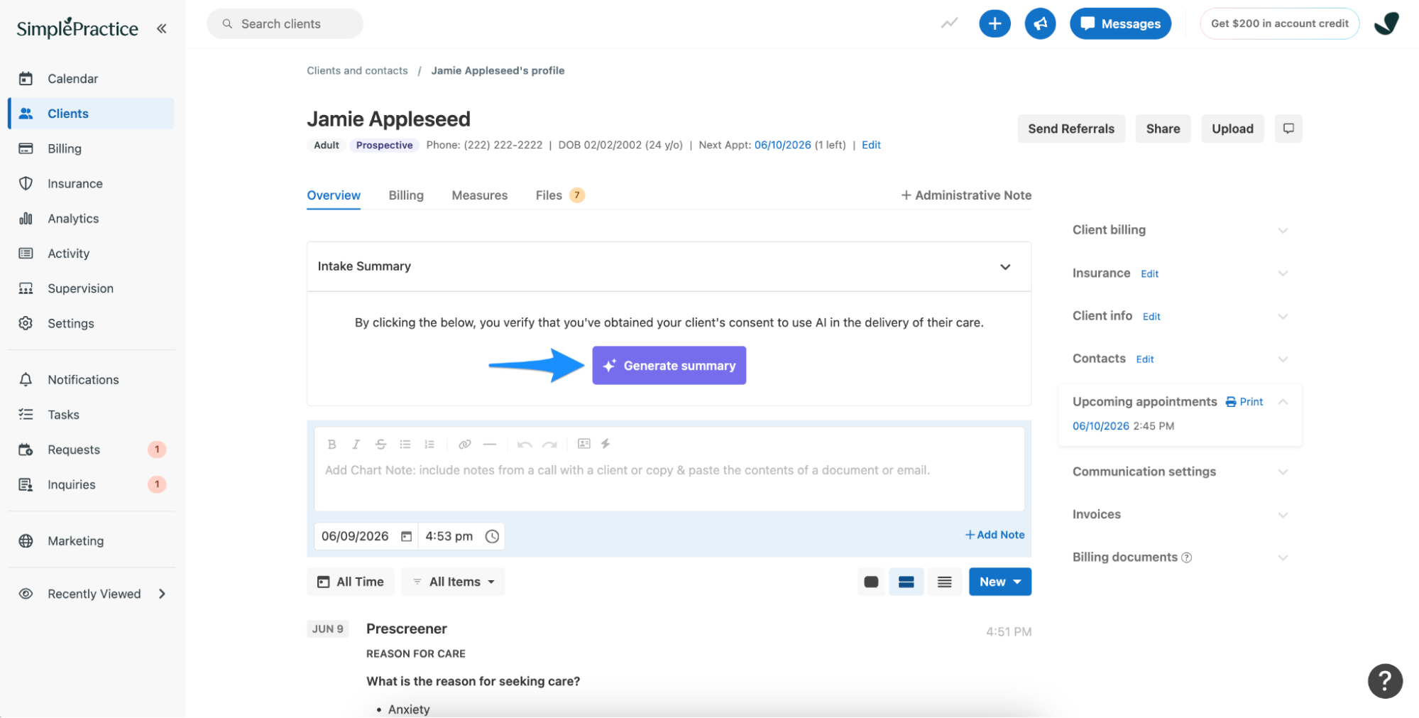 generatesummary.simplepractice.overview.png