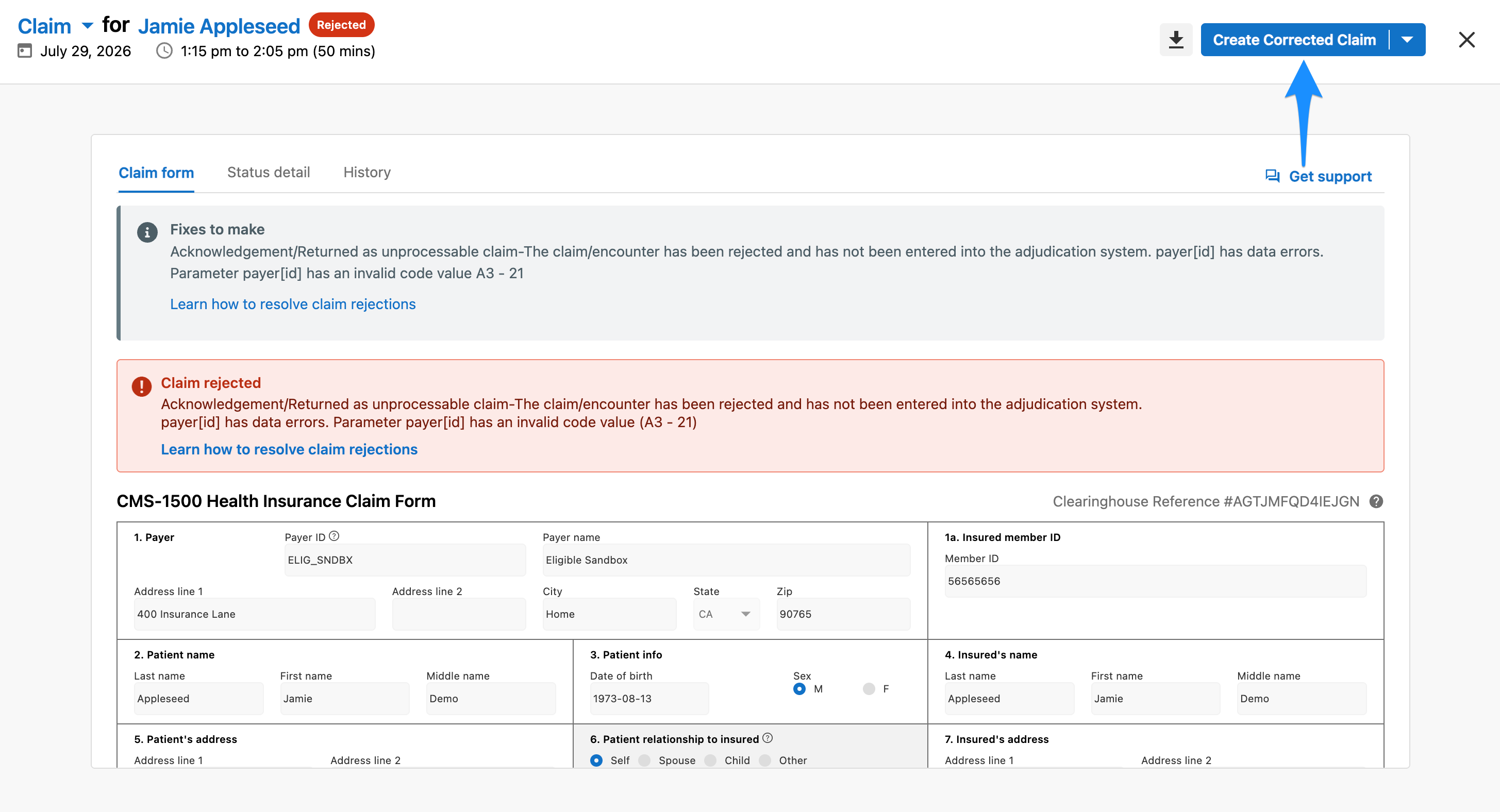 createcorrectedclaim.simplepractice.insurance.png