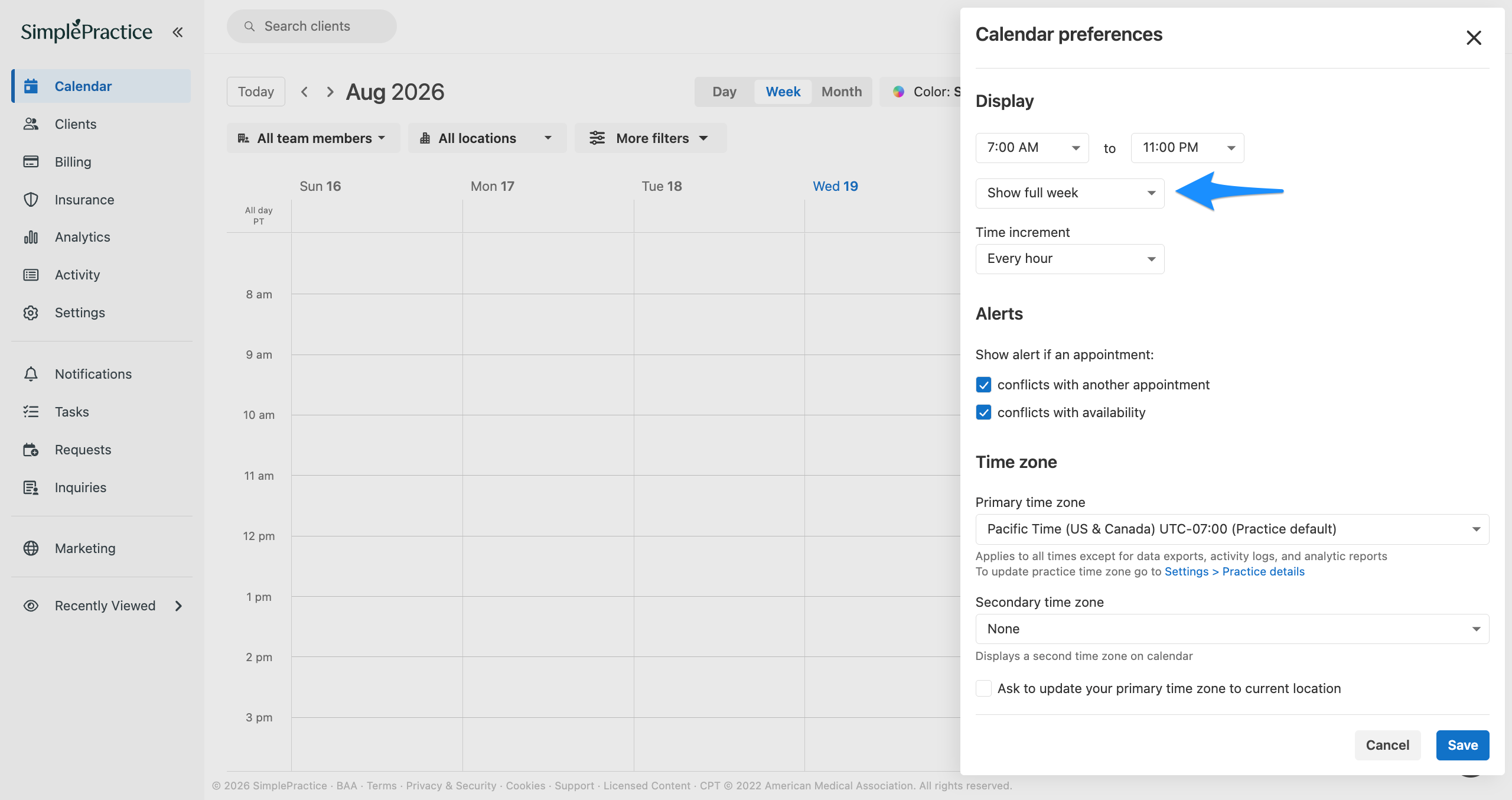 display.simplepractice.calendarpreferences.png