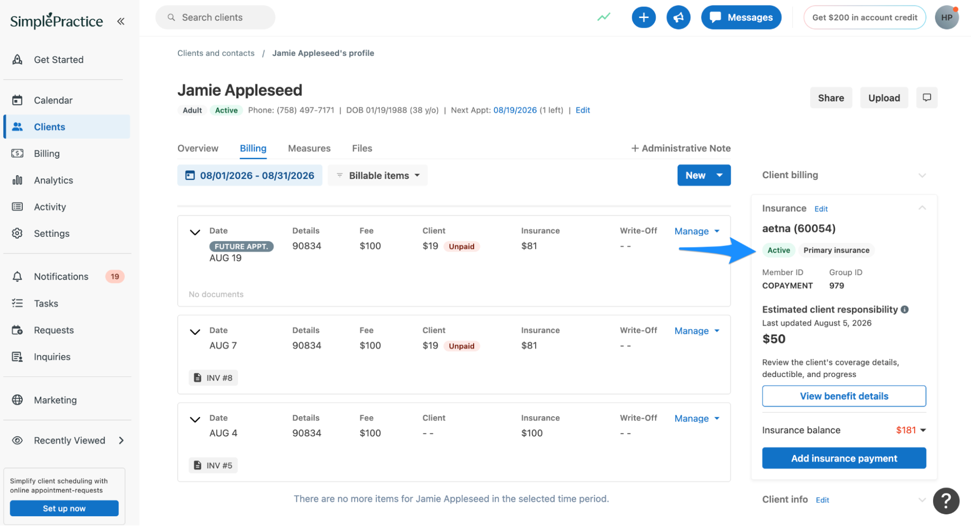 activeprofile.simplepractice.insurance.png